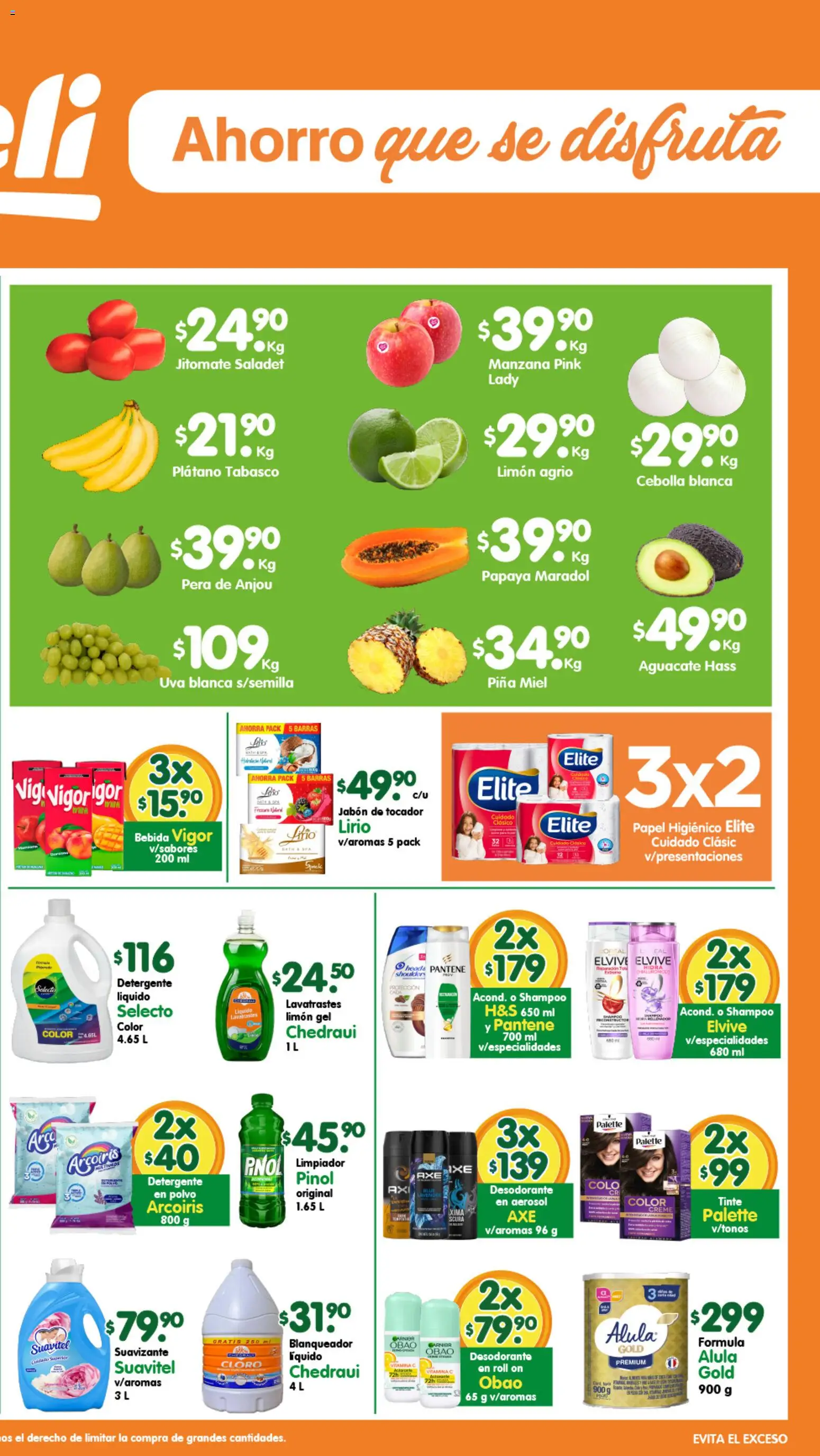 Nuevas ofertas de Arteli válidas en toda la República Mexicana desde el 17.11.2025. ¡Encuentra las mejores ofertas en Arteli folleto Tuxpan! | Página: 2 | Productos: Limón, Aguacate, Piña, Cloro