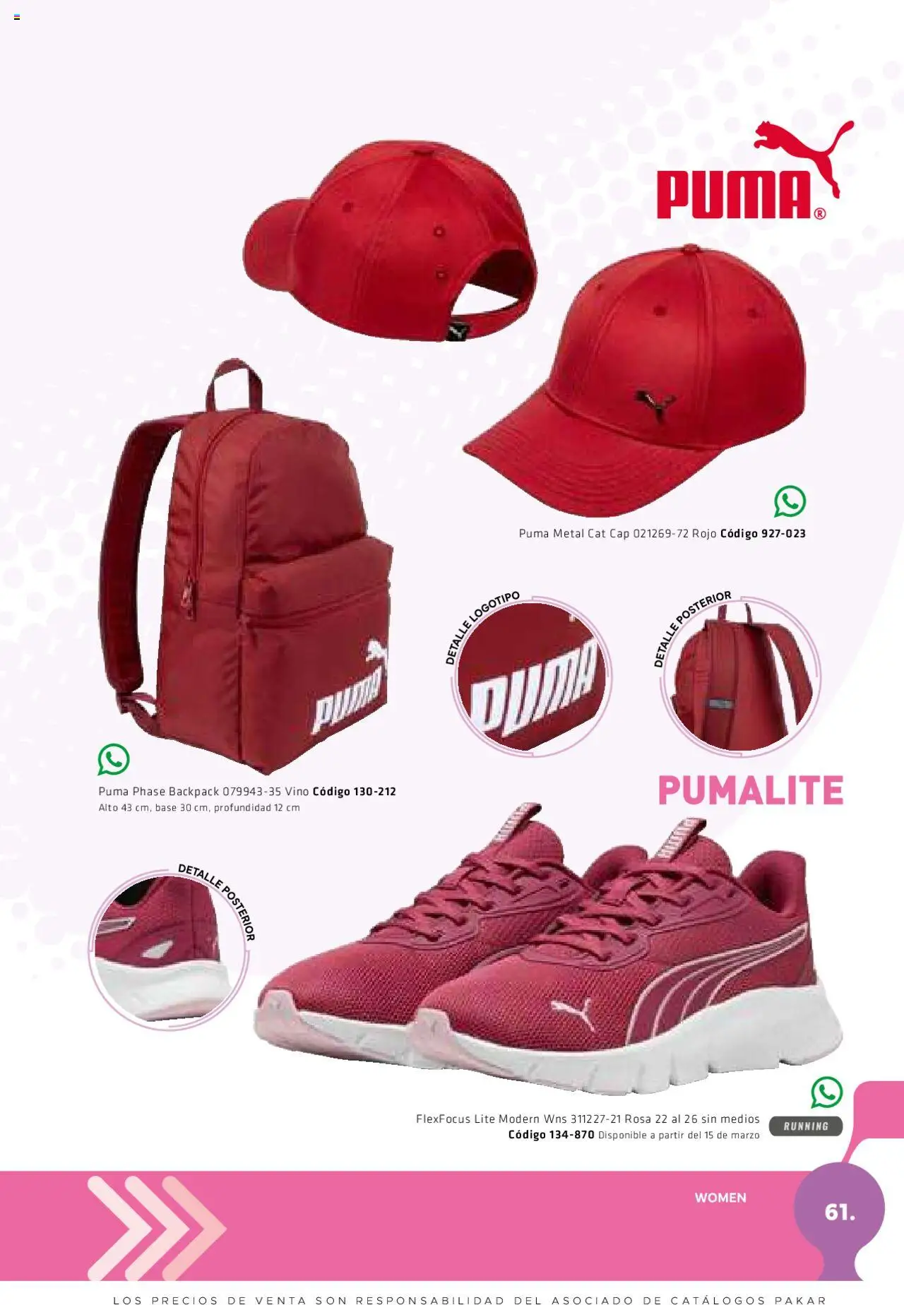 Nuevas ofertas de SC Pakar válidas en toda la República Mexicana desde el 06.03.2025. ¡Encuentra las mejores ofertas en SC Pakar catálogo Women! | Página: 61 | Productos: Vino