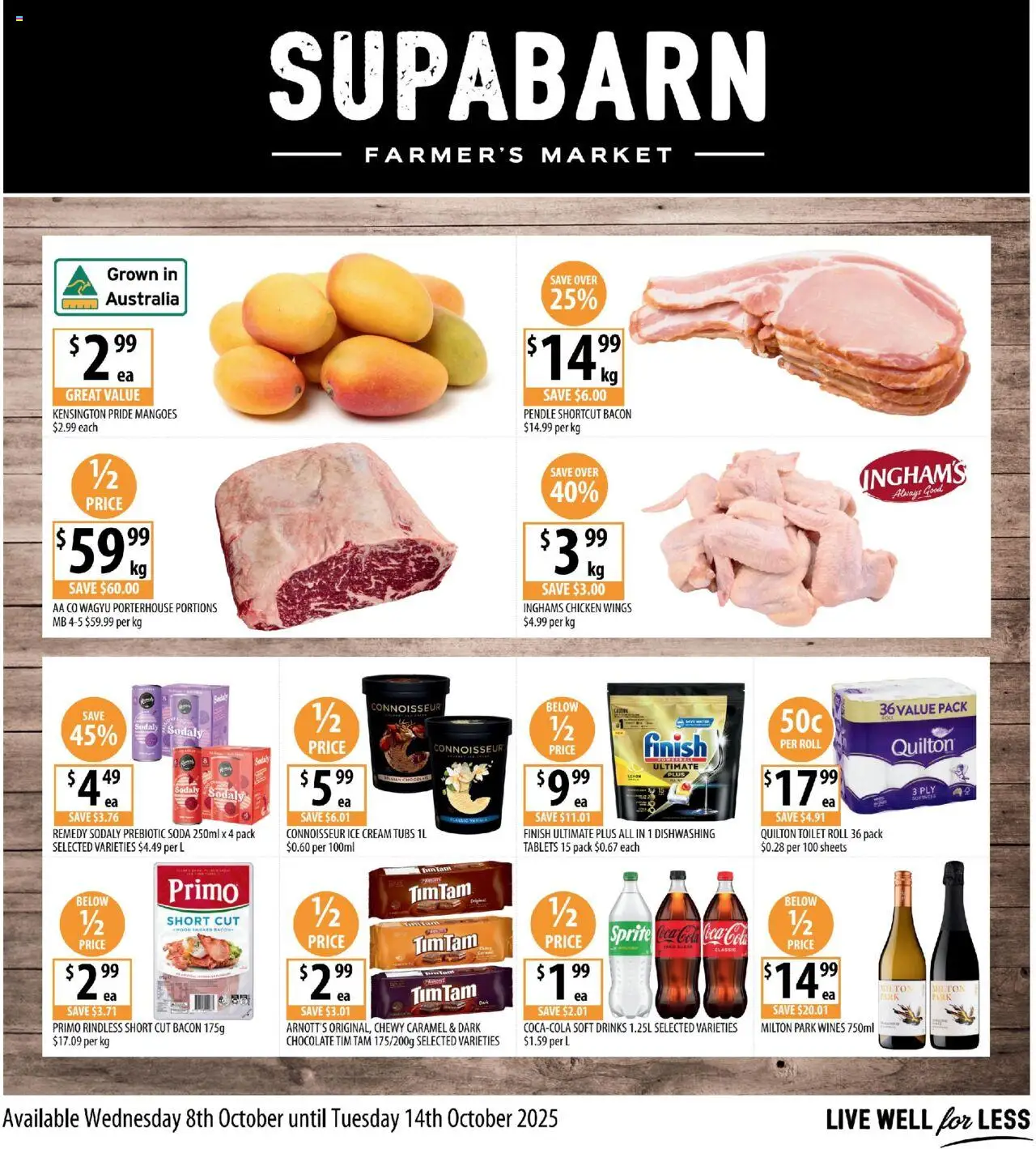 Supabarn catalogue - valid from 08.10.2025 | Page: 1 | Products: Toilet, Chocolate, Ice cream, Tablets