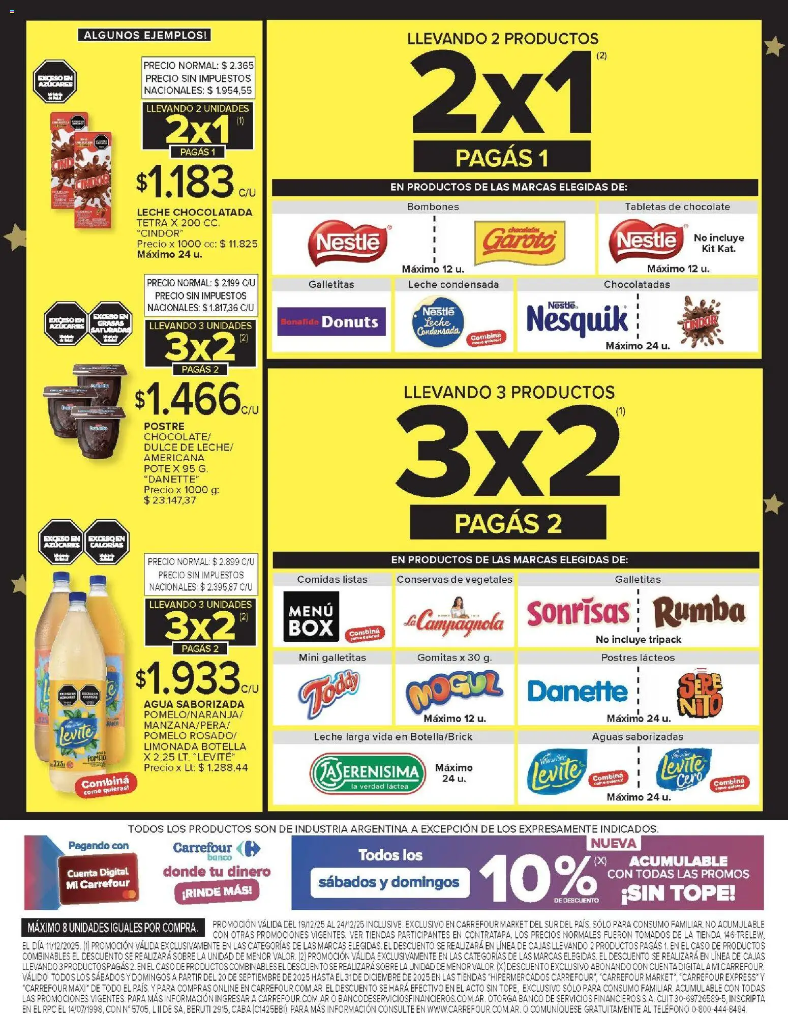 Carrefour Market catálogo │ válido desde el 19.12.2025 | Página: 6 | Productos: Botella, Gomitas, Bombones, Agua