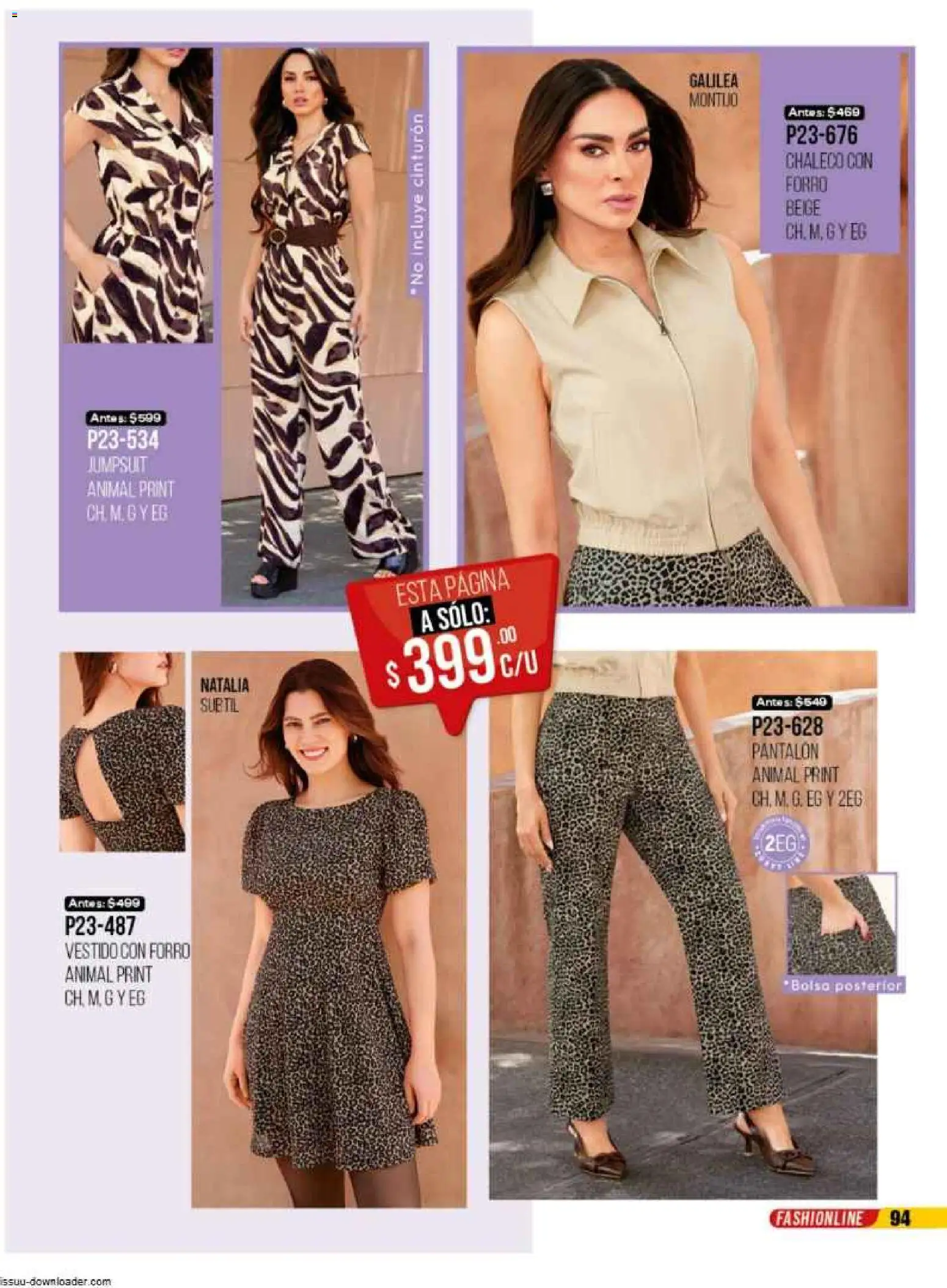 Nuevas ofertas de Cklass válidas en toda la República Mexicana desde el 31.10.2025. ¡Encuentra las mejores ofertas en Cklass catálogo Super Rebajas Ropa! | Página: 97 | Productos: Chaleco, Cinturón, Bolso, Vestido