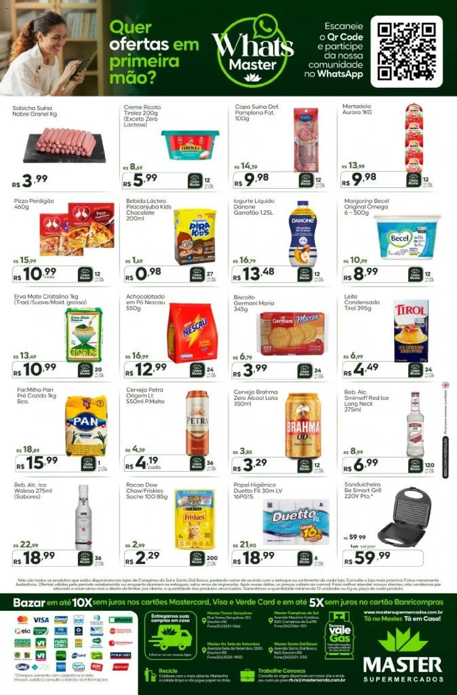 Master Folheto - válido de 05.01.2026 | Página: 2 | Produtos: Nescau, Salsicha, Cerveja, Ricota