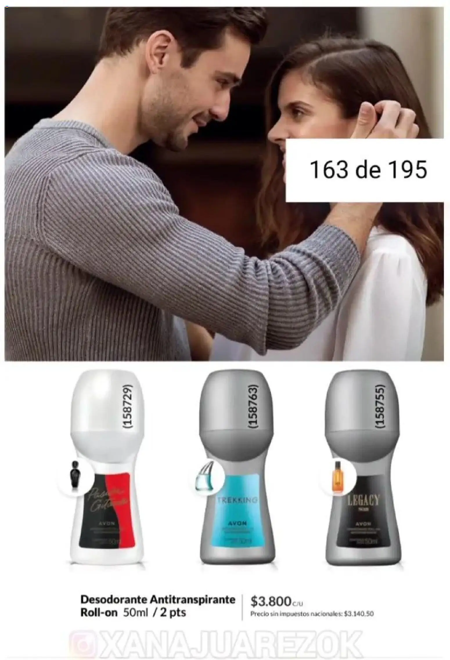 Catálogo AVON Campaña 1/2026 │ válido desde el 01.01.2026 | Página: 153 | Productos: Desodorante, Antitranspirante