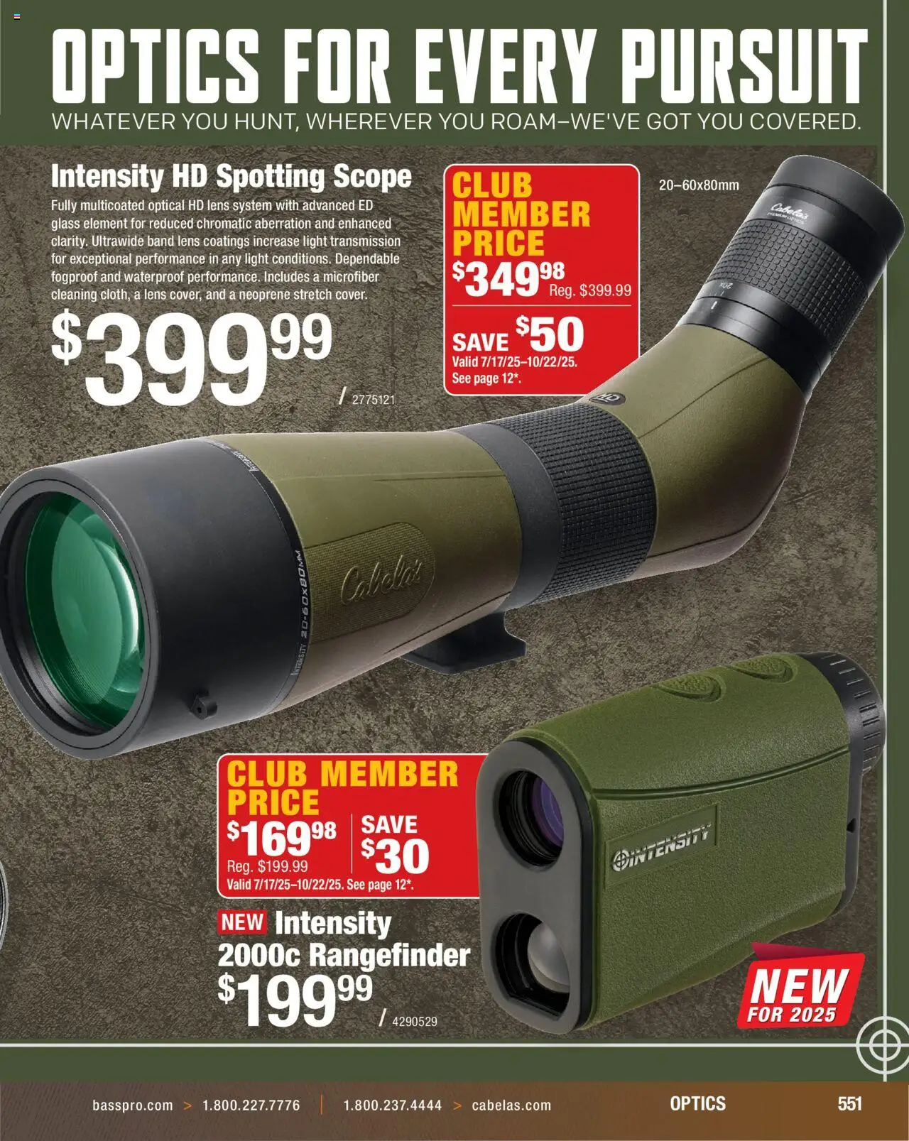 Cabela's Hunting Master 25 - valid from 11.08.2025 | Page: 551 | Products: Rangefinder
