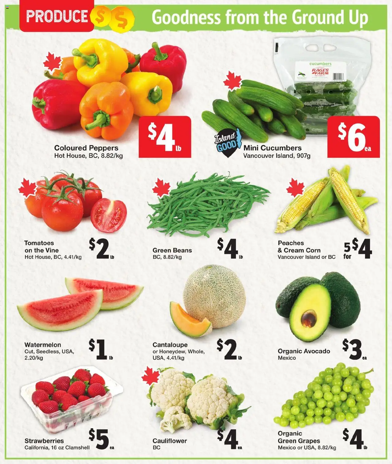 Quality Foods flyer valid from 14.08.2025 | Page: 2 | Products: Strawberries, Cream, Cucumbers, Tomatoes