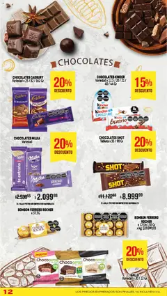 Makro ofertas │ válido desde el 14.08.2025 | Página: 12 | Productos: Peso, Frutilla, Leche, Chocolate