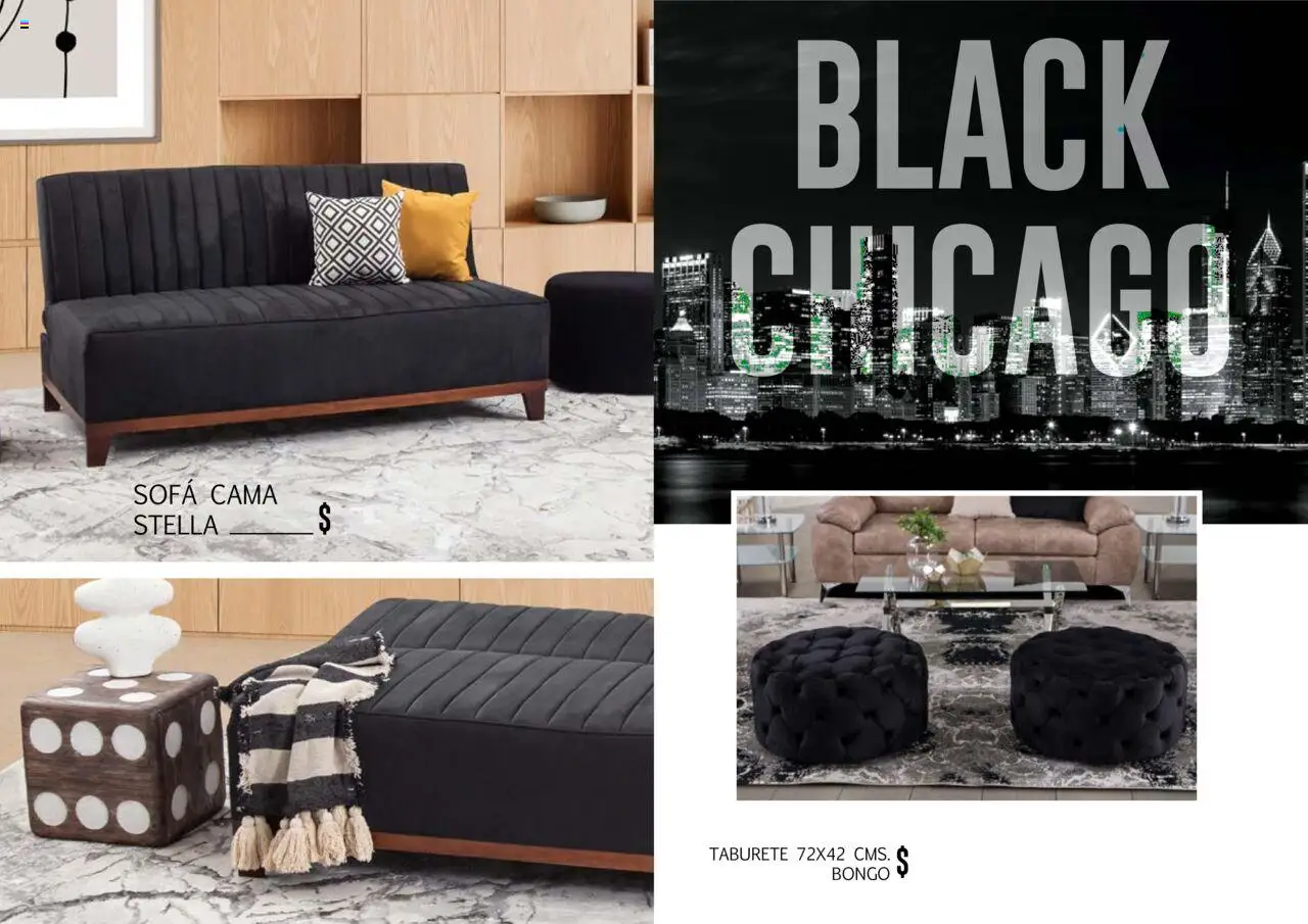 Nuevas ofertas de Muebles Dico válidas en toda la República Mexicana desde el 25.09.2025. ¡Encuentra las mejores ofertas en Muebles Dico - Catálogo Black Chicago! | Página: 22 | Productos: Sofá, Cama