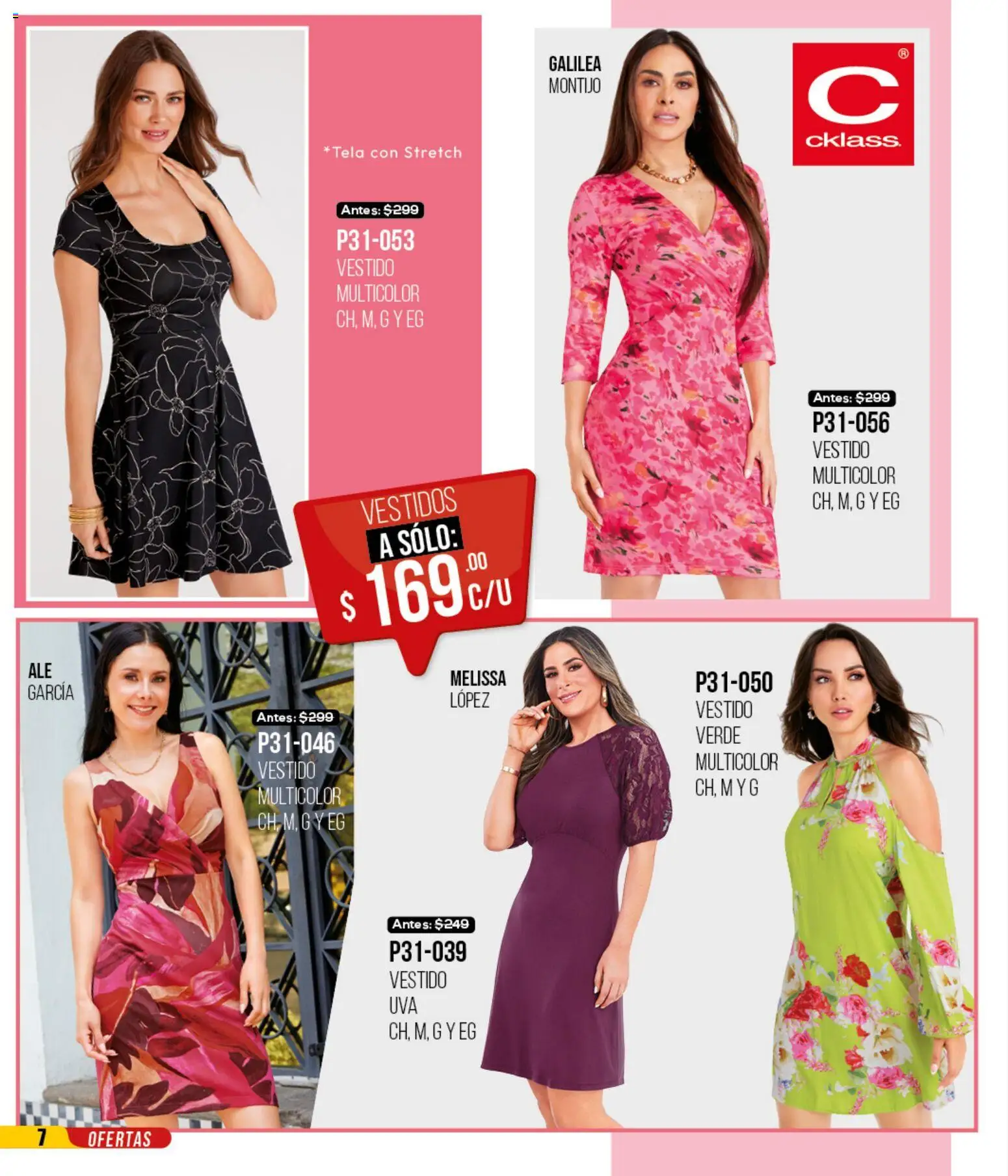 Nuevas ofertas de Cklass válidas en toda la República Mexicana desde el 12.01.2026. ¡Encuentra las mejores ofertas en Cklass catálogo Mega Ofertas Ropa! | Página: 8 | Productos: Vestido