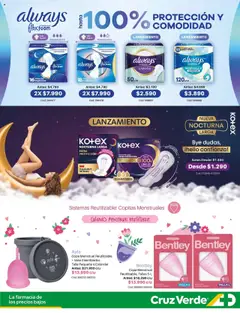 Especial Protección Femenina Cruz Verde │ válido desde el 16.07.2025 | Página: 3 | Productos: Copa menstrual, Toalla, Perfume, Toallas