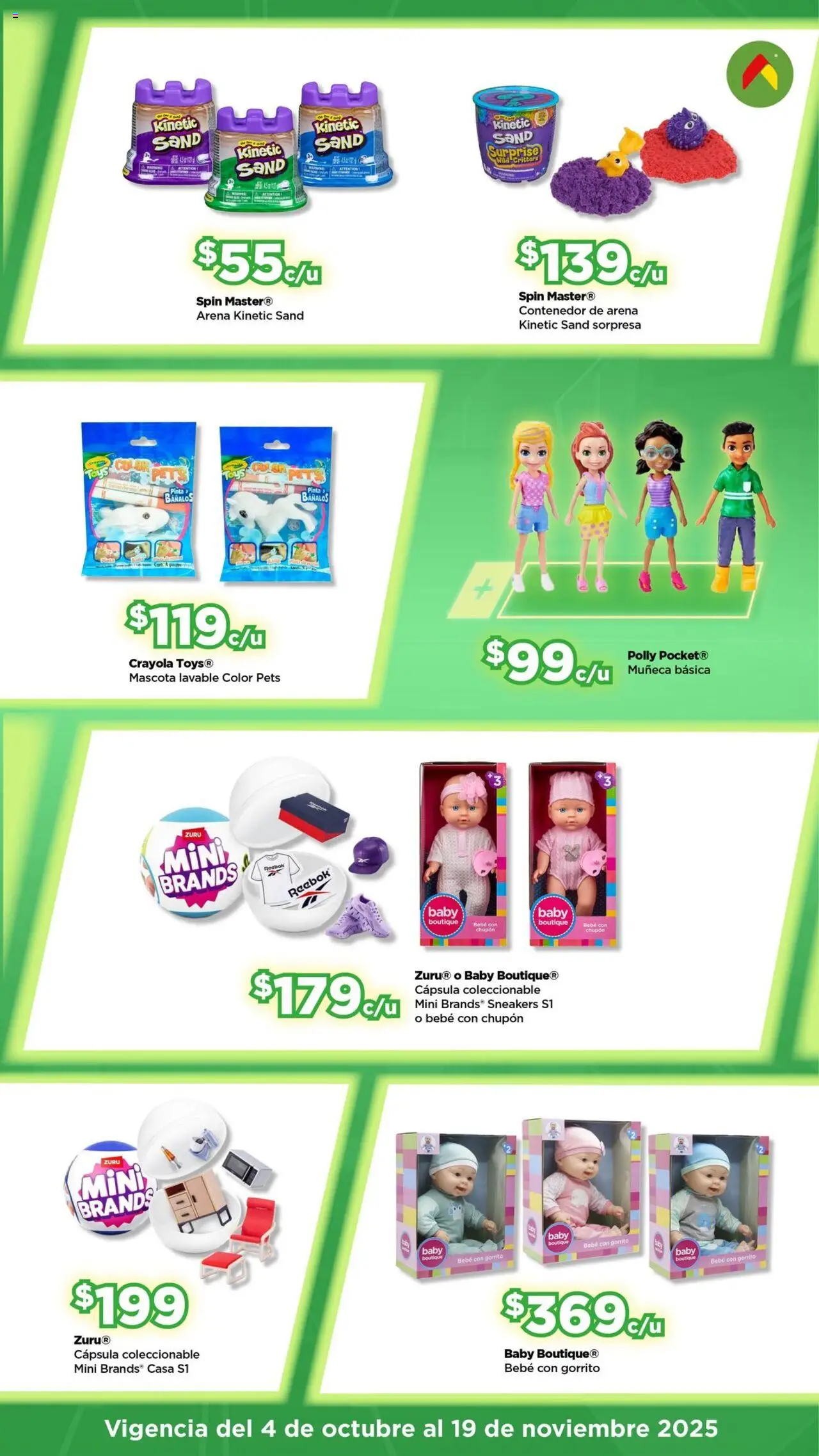 Nuevas ofertas de Bodega Aurrerá válidas en toda la República Mexicana desde el 04.10.2025. ¡Encuentra las mejores ofertas en Bodega Aurrerá - Folleto Juguetirama ! | Página: 5 | Productos: Contenedor