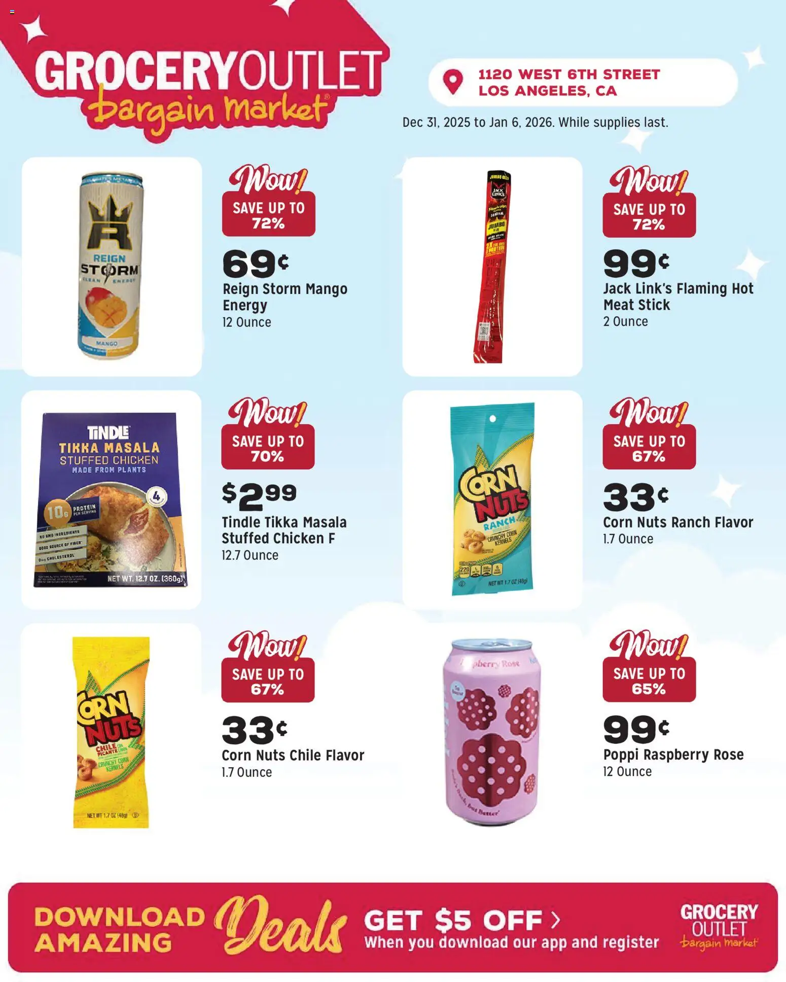 Grocery Outlet Weekly Ad - valid from 31.12.2025 | Page: 9 | Products: Corn, Nuts, Mango, Raspberry