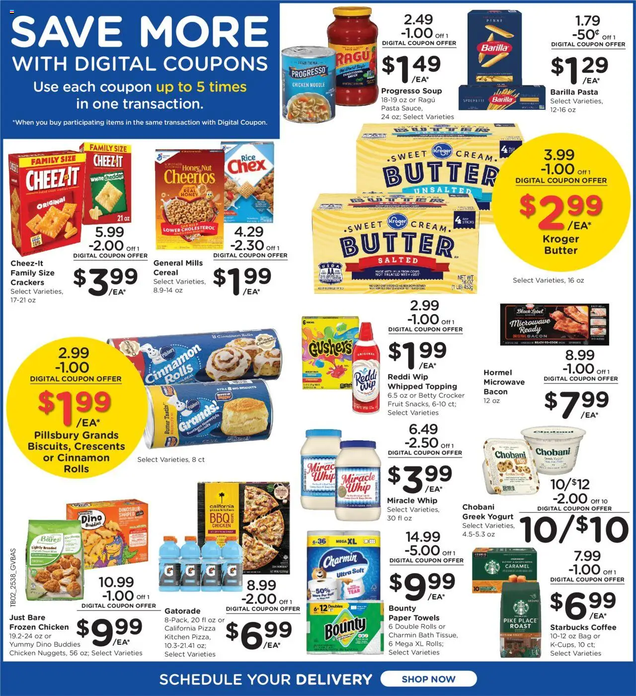 Kroger Ad - valid from 22.10.2025 | Page: 3 | Products: Pizza, Microwave, Pasta, Sauce