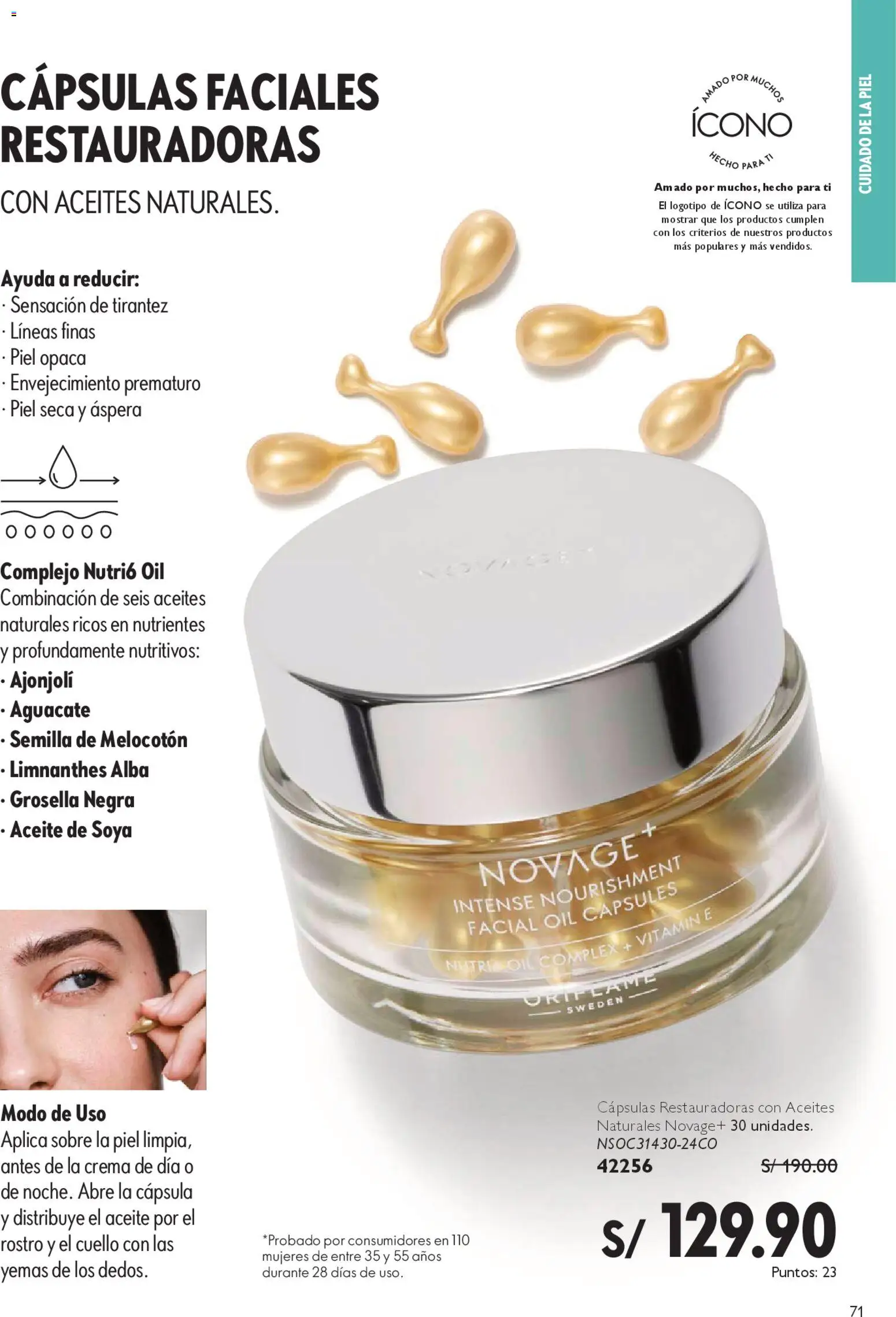 Catálogo Natura válido desde 13.01.2026 | Página: 71 | Productos: Aceite, Crema