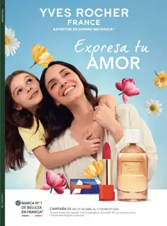 Vista previa de Yves Rocher campaña 6 2026, nuevo folleto de la tienda, válido en México a partir del 21.04.2026