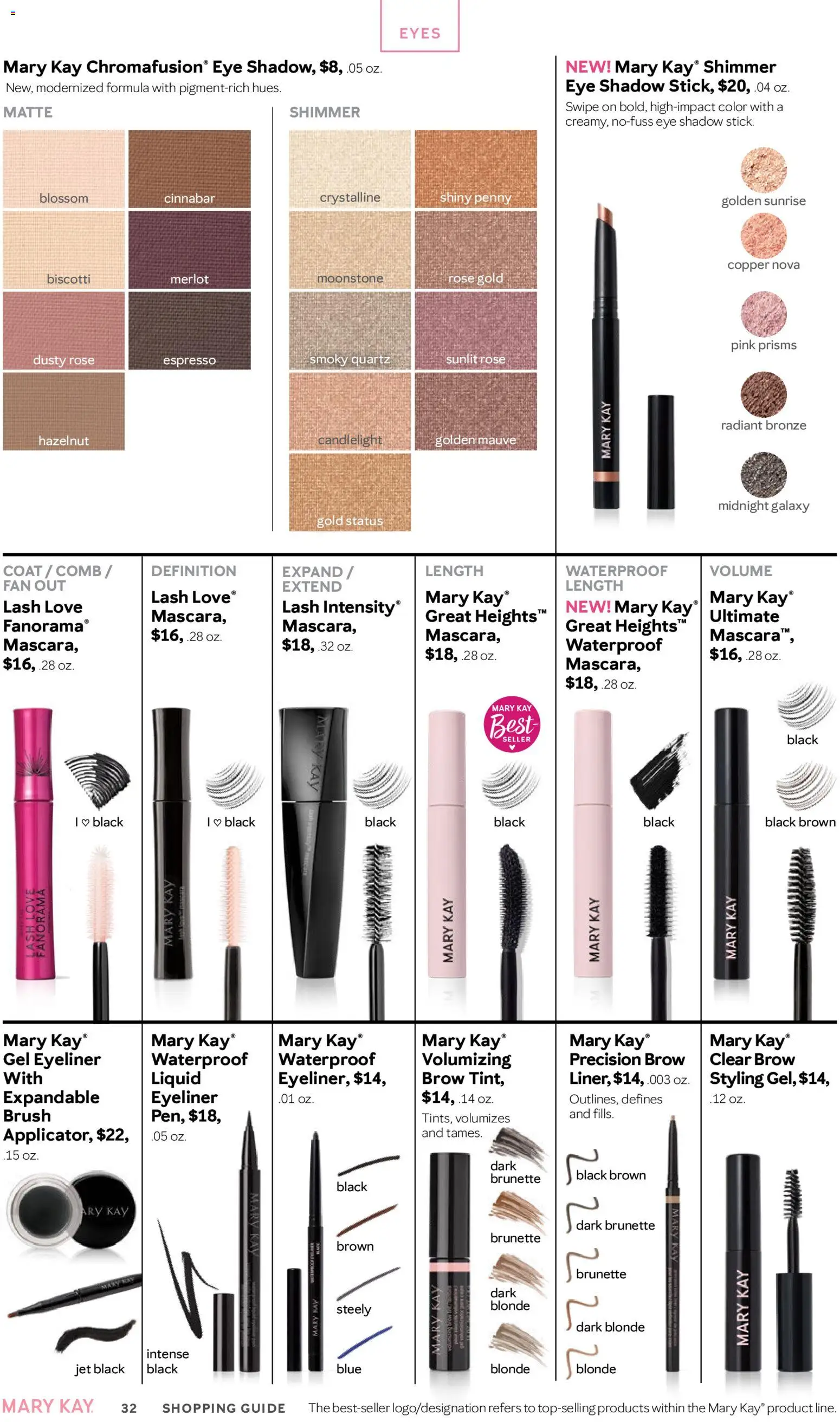 Mary Kay The Look Winter 2025 - valid from 16.11.2025 | Page: 32 | Products: Brush, Eyeliner, Coat, Fan
