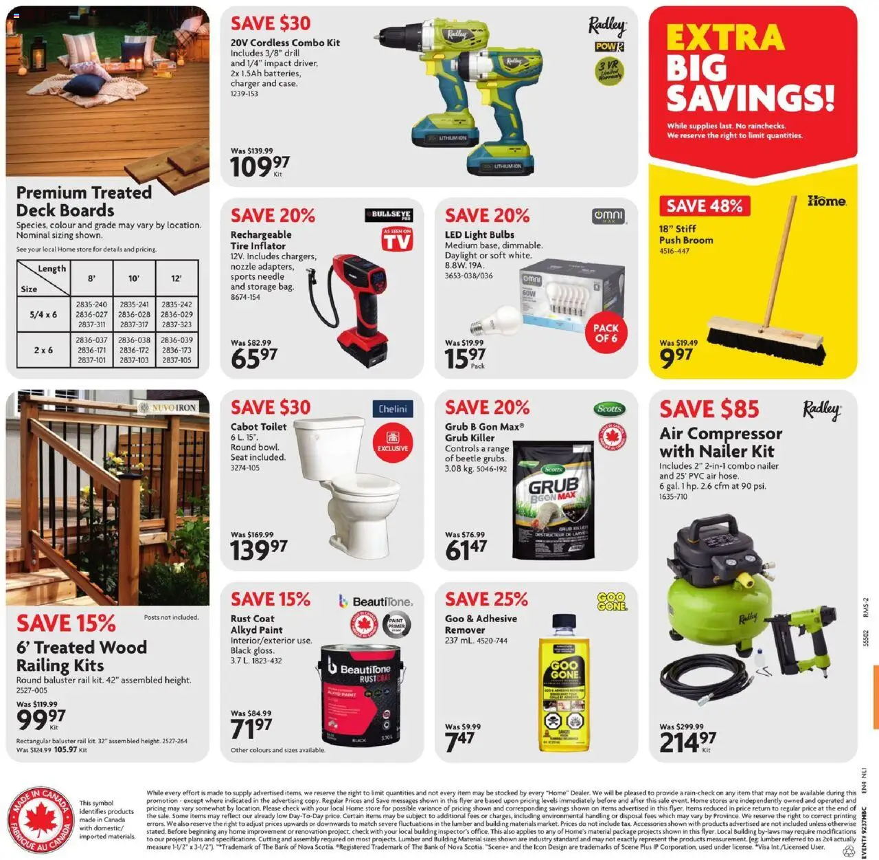 Home Hardware flyer valid from 11.09.2025 | Page: 2 | Products: Coat