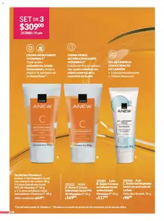 Vista previa de Anew C Crema exfoliante facial antioxidante Vitamina C* 50 g, Crema exfoliante facial antioxidante Vitamina C*, nuevo folleto de la tienda, válido en México a partir del 12.09.2025 | Página: 135 | Productos: Crema, Exfoliante facial, Limpiador, Limpiador facial