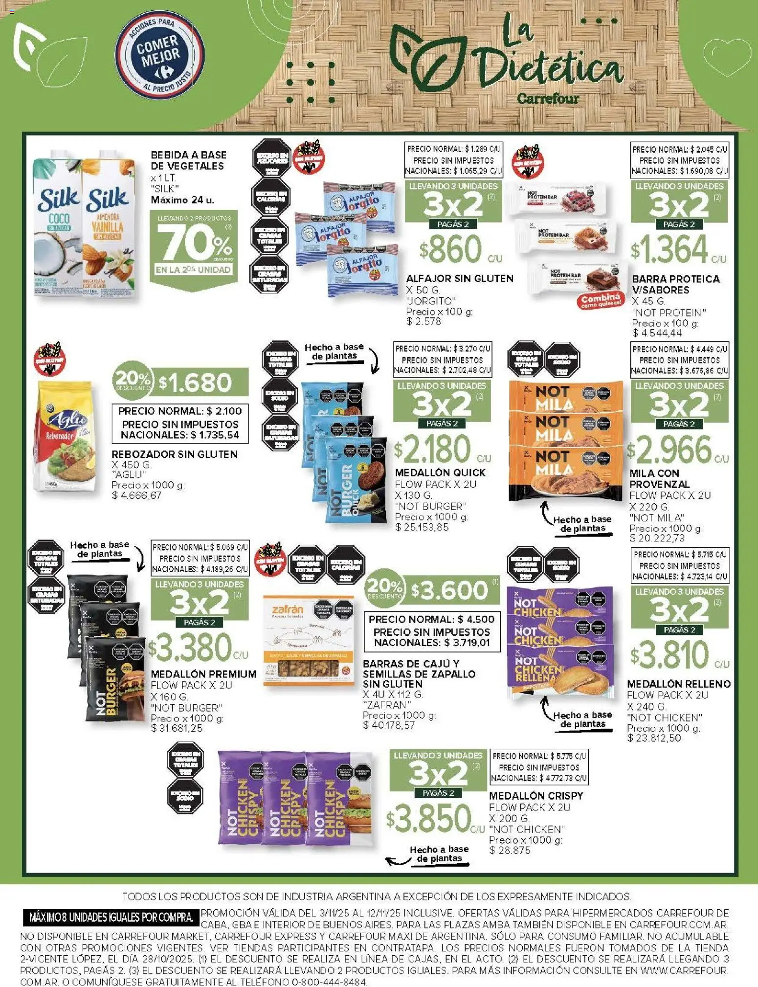 Carrefour - Black Friday │ válido desde el 03.11.2025 | Página: 14 | Productos: Teléfono, Semillas, Almendra, Provenzal