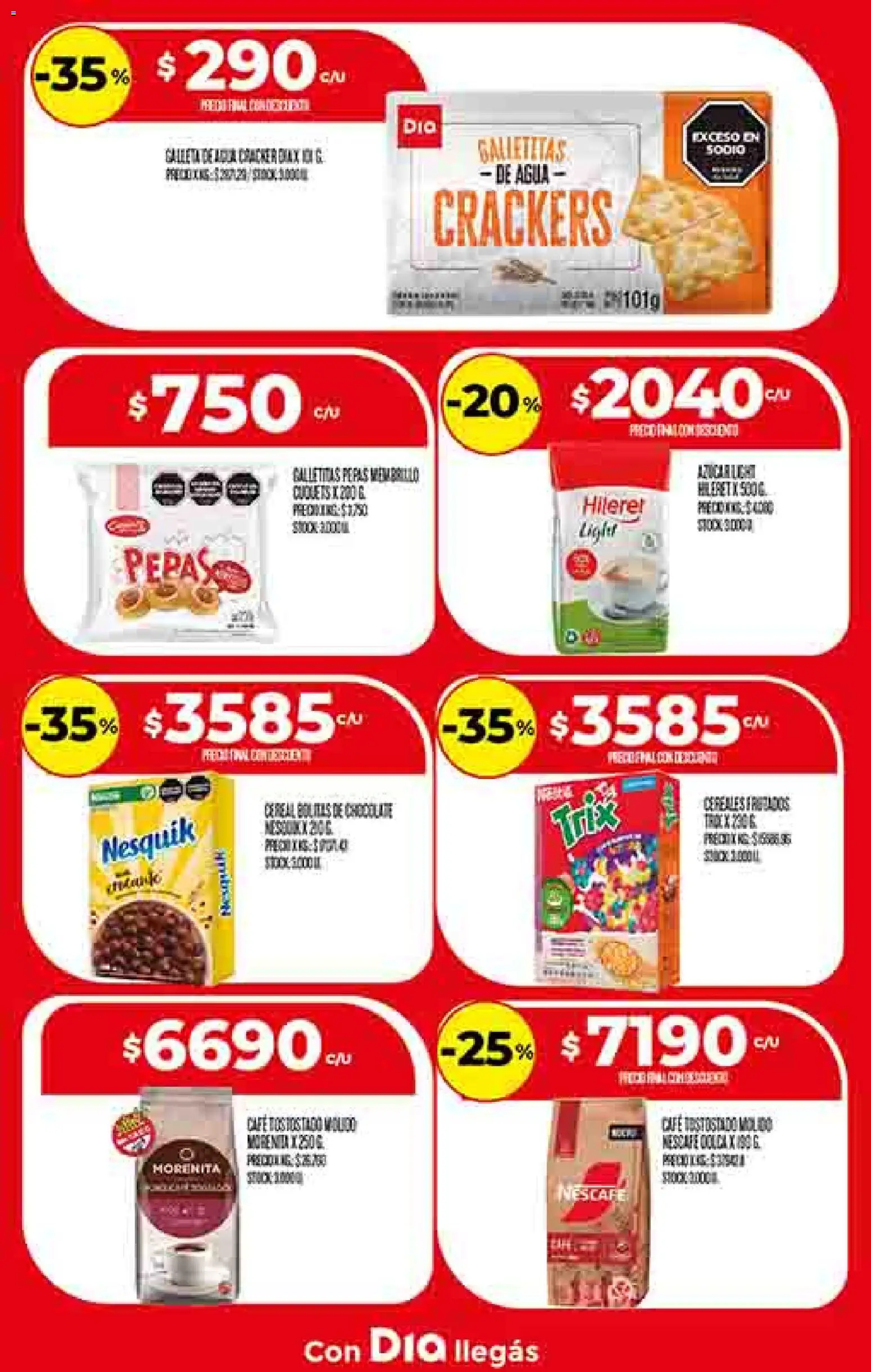 Dia - Ofertas - Salta y Jujuy │ válido desde el 05.11.2025 | Página: 13 | Productos: Galletitas, Agua, Café, Cereales