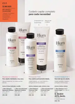 Yanbal - Catálogo C 1/2026  -  Vista previa de la revista de la tienda Yanbal valido desde el 03.01.2026 | Página: 106 | Productos: Shampoo, Manzana, Acondicionador, Aceite