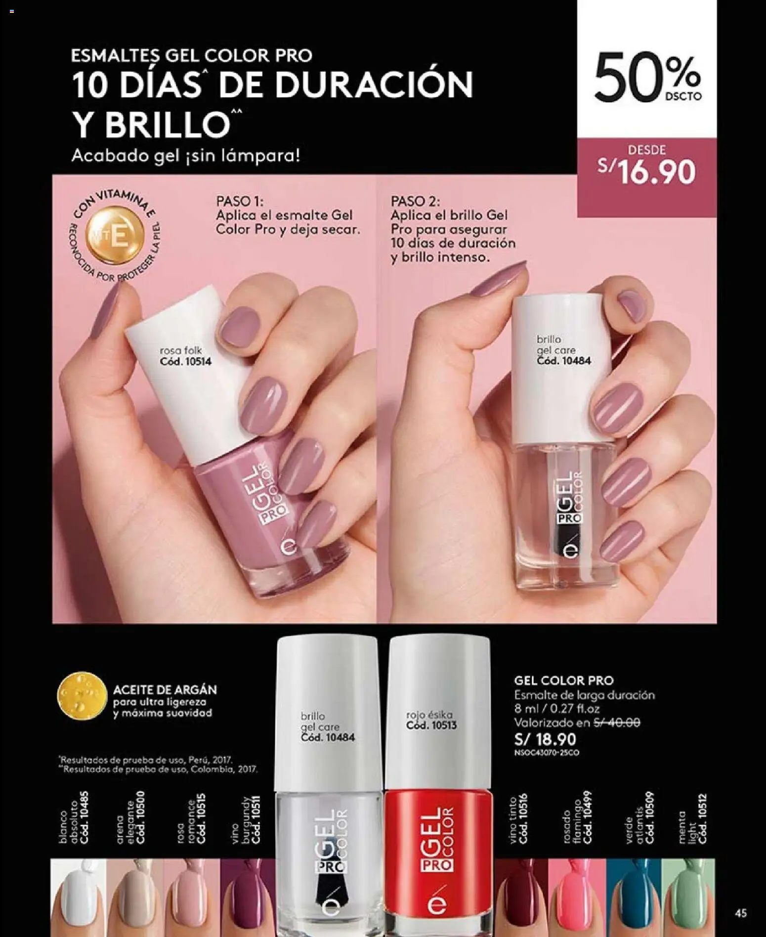 Catálogo Ésika válido desde 31.01.2026 | Página: 45 | Productos: Aceite, Lámpara, Vino