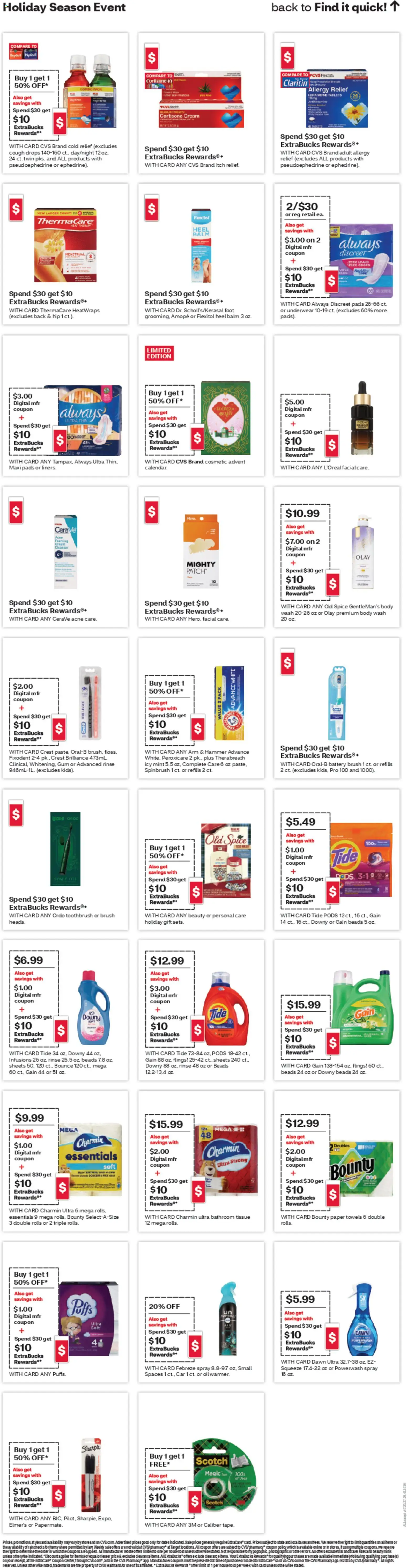 CVS Pharmacy Weekly Ad - NM - valid from 23.11.2025 | Page: 20 | Products: Hammer, Oil, Toothbrush, Cream