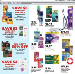 Preview of Fareway weekly ads valid from 27.04.2026 | Page: 16 | Products: Adhesive, Fusion, Shampoo, Toothpaste