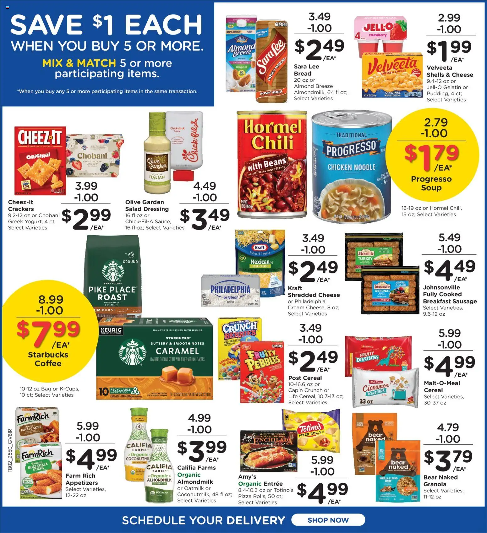Kroger Ad - valid from 14.01.2026 | Page: 3 | Products: Corn, Berries, Bread, Cream