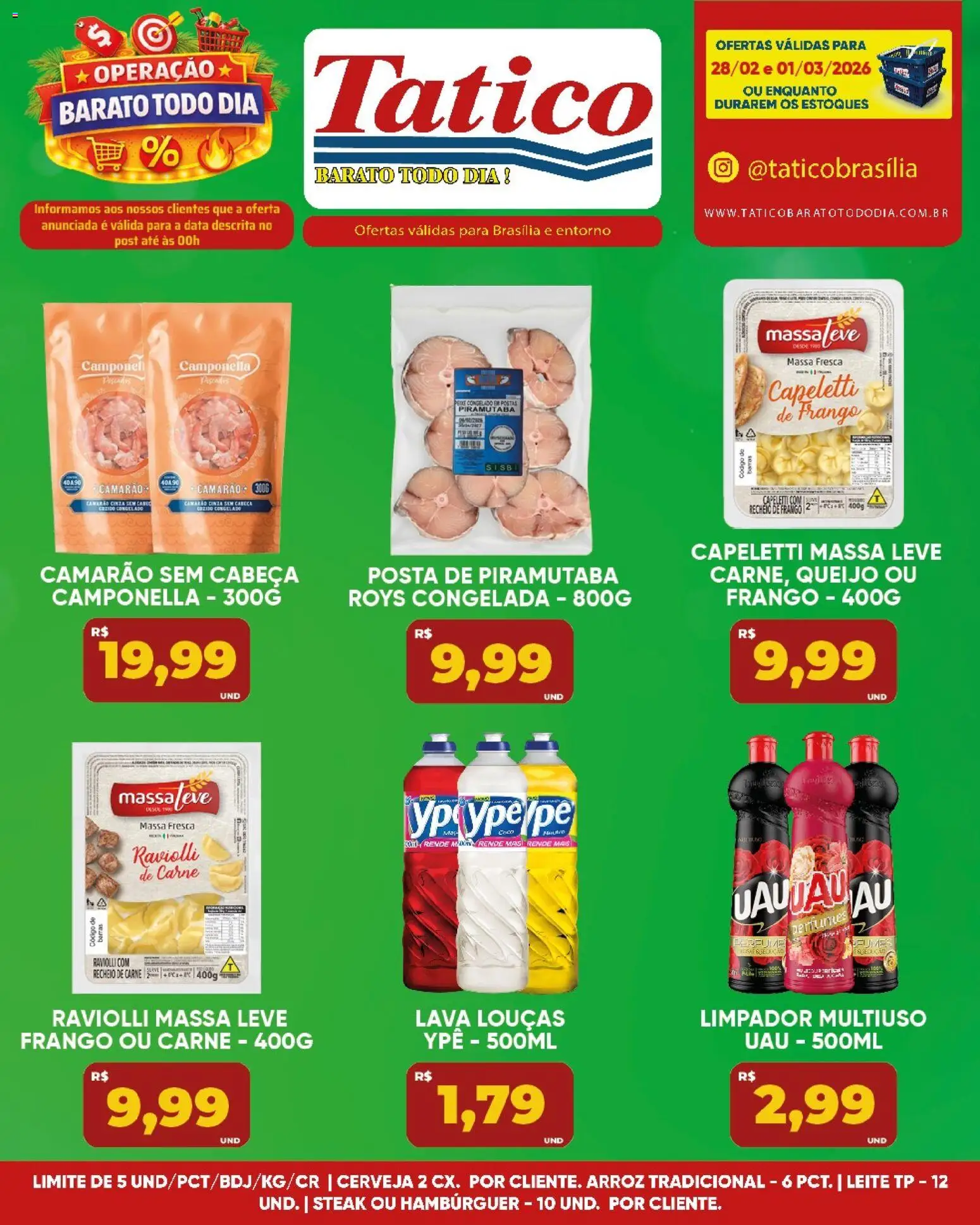 Tatico Folheto - válido de 02.03.2026 | Página: 33 | Produtos: Queijo, Massa, Pente, Frango