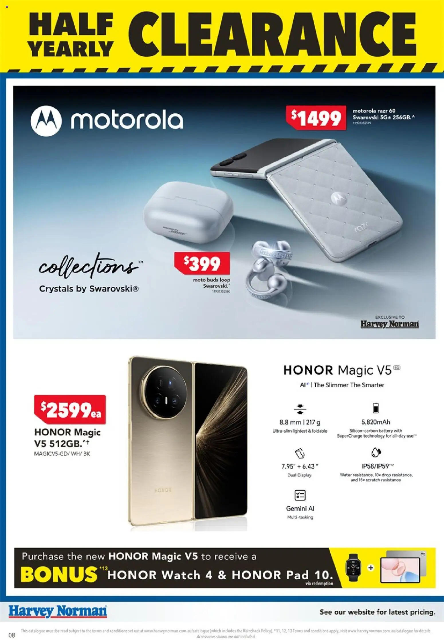 Harvey Norman catalogue - valid from 24.12.2025 | Page: 8 | Products: Battery, Water, Accessories, Watch