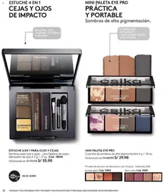Catálogo Ésika válido desde 12.09.2025 | Página: 32 | Productos: Delineador de ojos, Delineador, Espejo, Crema