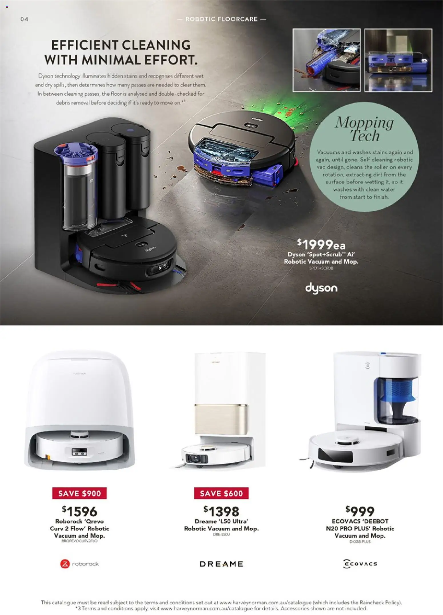 Harvey Norman catalogue - valid from 24.03.2026 | Page: 4 | Products: Mop, Water, Accessories