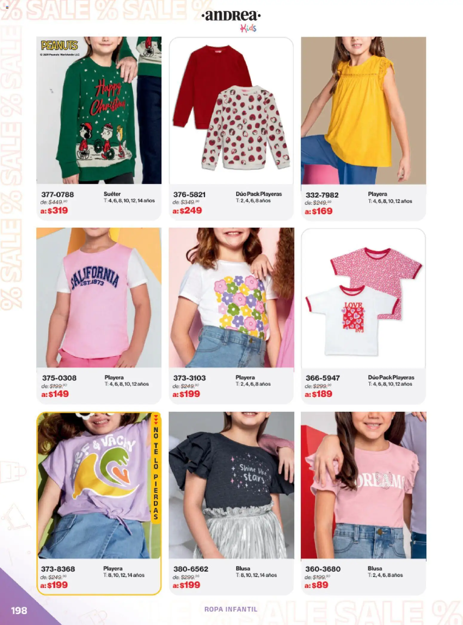 Nuevas ofertas de Andrea válidas en toda la República Mexicana desde el 21.12.2025. ¡Encuentra las mejores ofertas en Andrea catálogo Outlet! | Página: 198 | Productos: Blusa, Suéter, Ropa, Playera