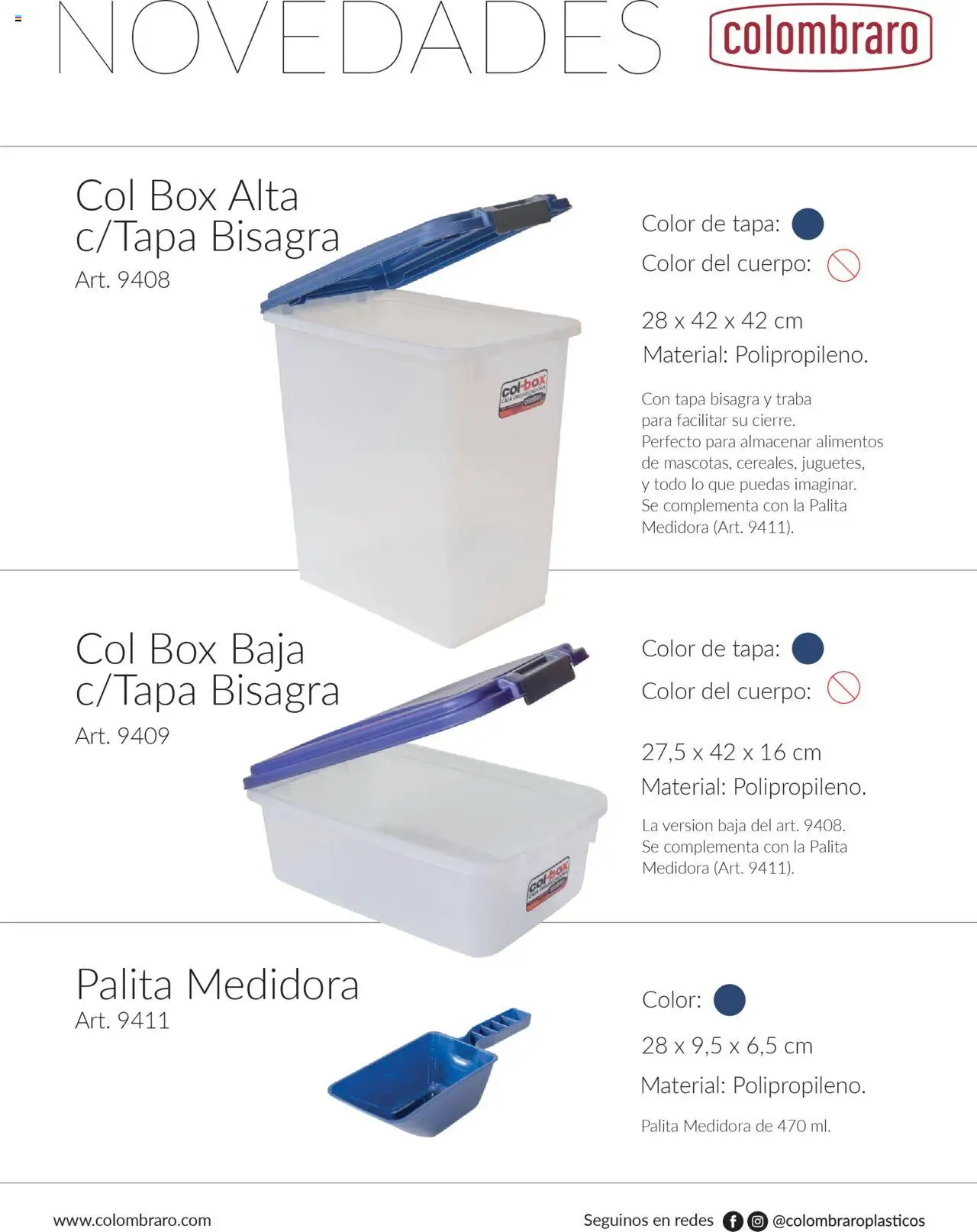 Colombraro - Catálogo Novedades │ válido desde el 12.09.2025 | Página: 6 | Productos: Caja, Bisagra