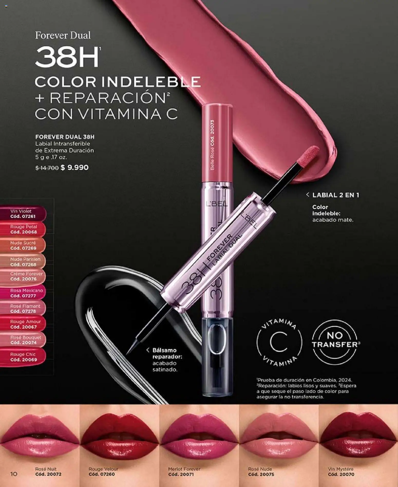 Catálogo L'Bel Campaña2x │ válido desde el 16.01.2026 | Página: 10 | Productos: Bálsamo, Labial