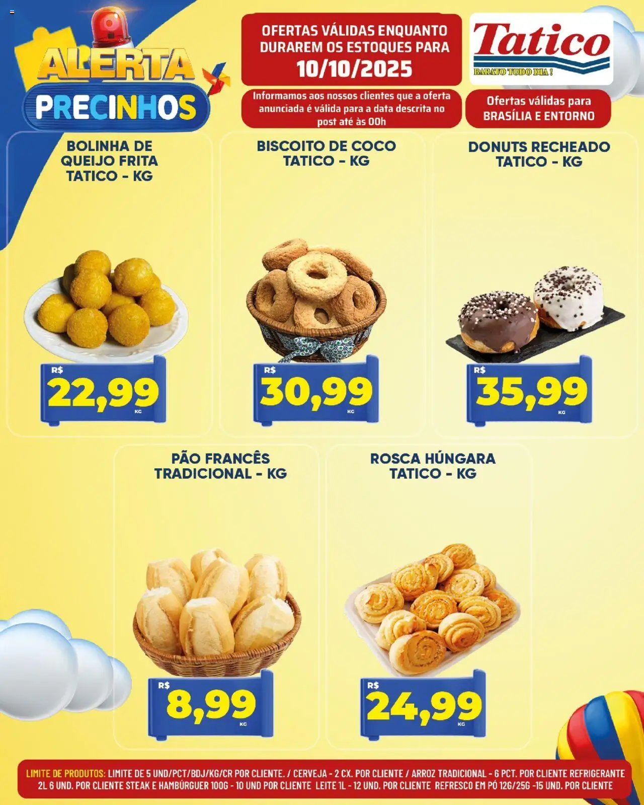 Tatico Folheto - válido de 10.10.2025 | Página: 20 | Produtos: Pão, Cerveja, Arroz, Pão francês