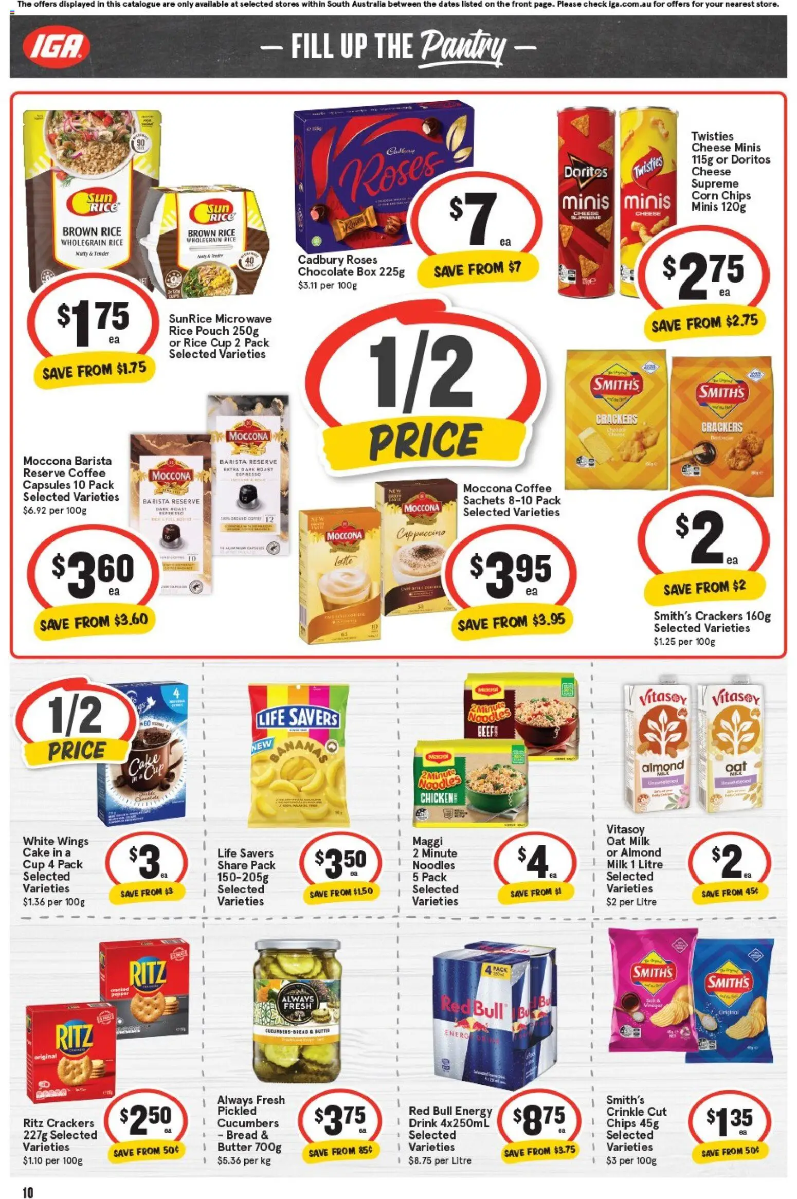 IGA catalogue - valid from 05.11.2025 | Page: 10 | Products: Box, Coffee, Rice, Cucumbers