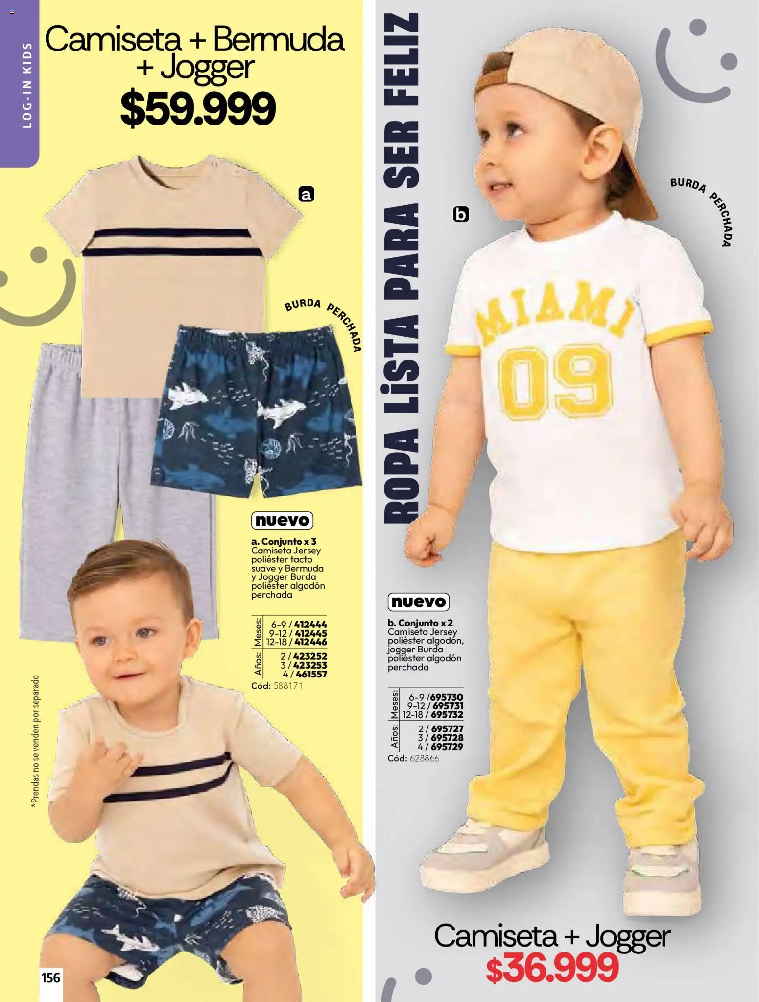 Pacifika revista - valida desde el 01.04.2026 | Página: 156 | Productos: Algodón, Camiseta, Conjunto, Ropa