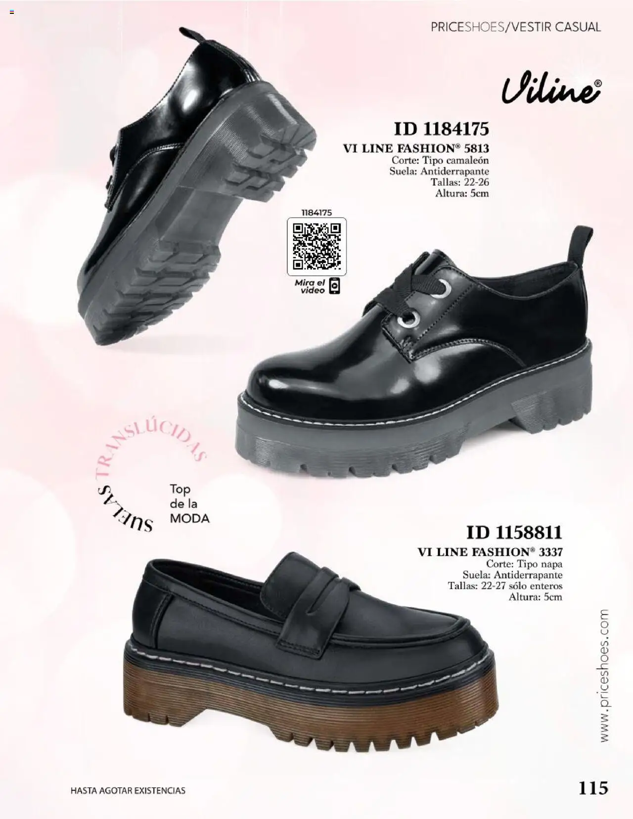 Nuevas ofertas de Price Shoes válidas en toda la República Mexicana desde el 05.08.2024. ¡Encuentra las mejores ofertas en Price Shoes catálogo Vestir Casual ! | Página: 115 | Productos: Video