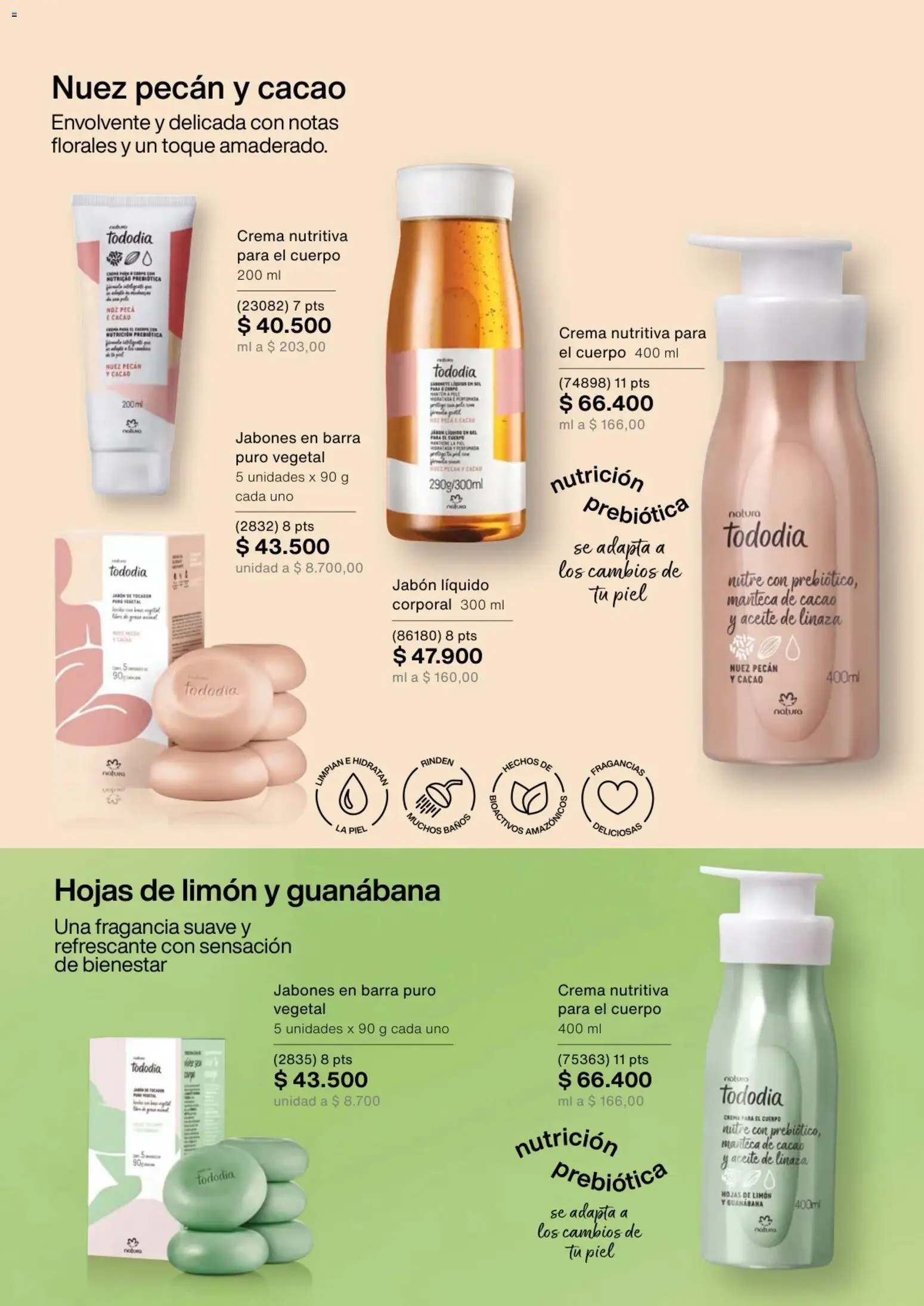 Natura revista - valida desde el 02.01.2026 | Página: 100 | Productos: Crema, Guanábana, Jabón líquido, Manteca