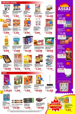 Assaí Atacadista Folheto - válido de 28.07.2025 | Página: 3 | Produtos: Cebola, Ricota, Sorvete, Vassoura