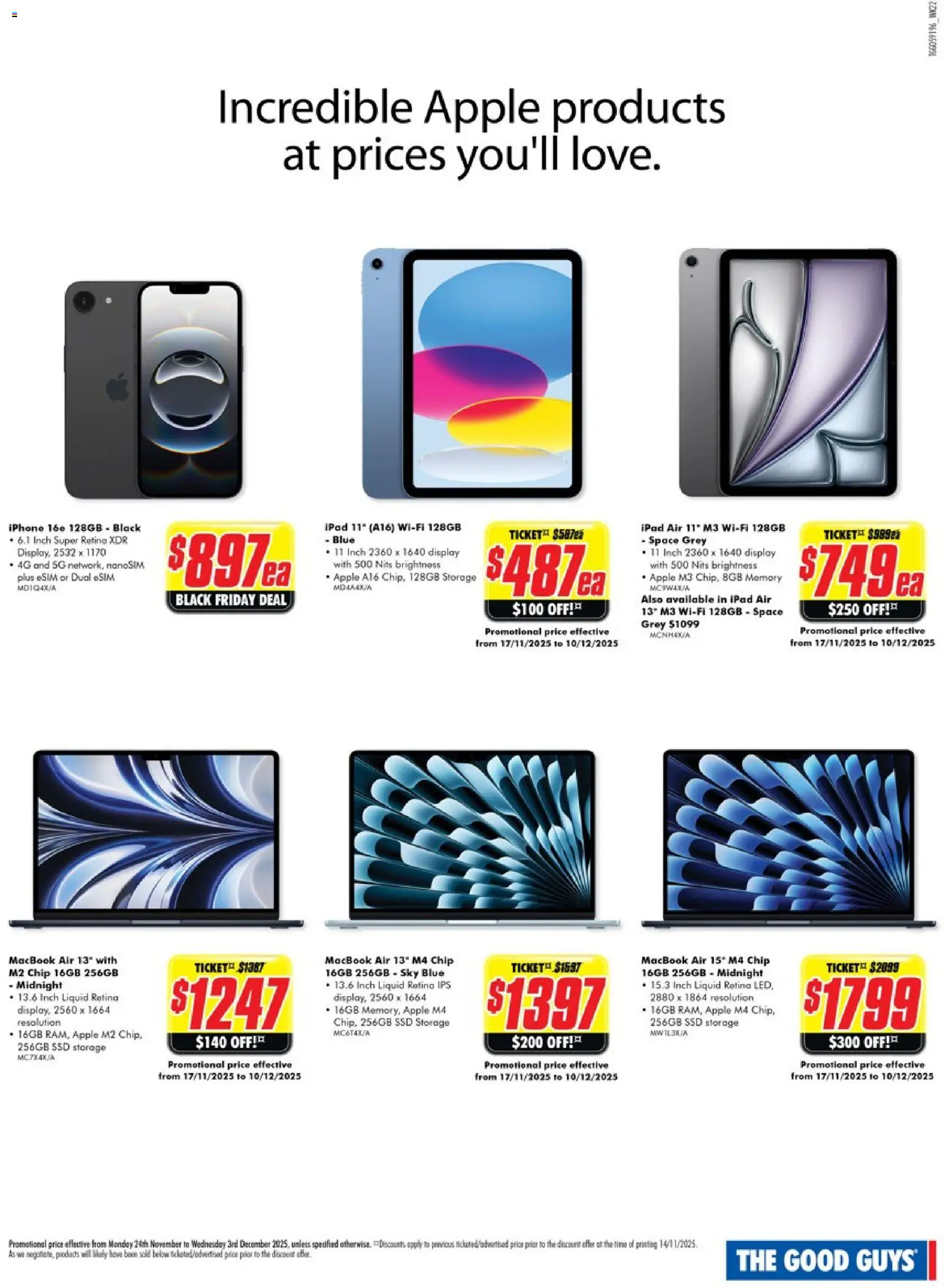 The Good Guys catalogue - valid from 23.11.2025 | Page: 7 | Products: Iphone