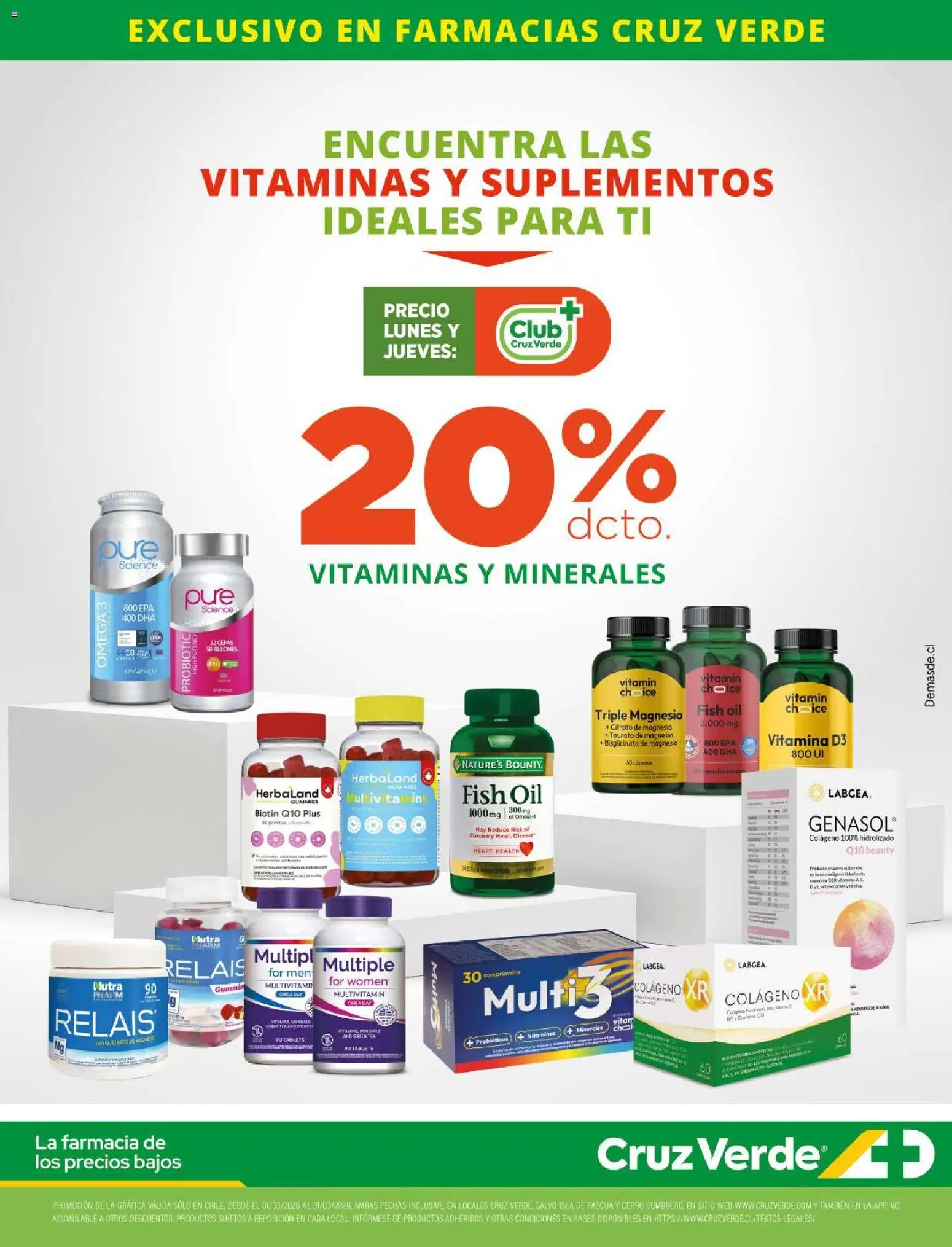Cruz Verde - Bienestar │ válido desde el 01.03.2026 | Página: 12 | Productos: Vitaminas