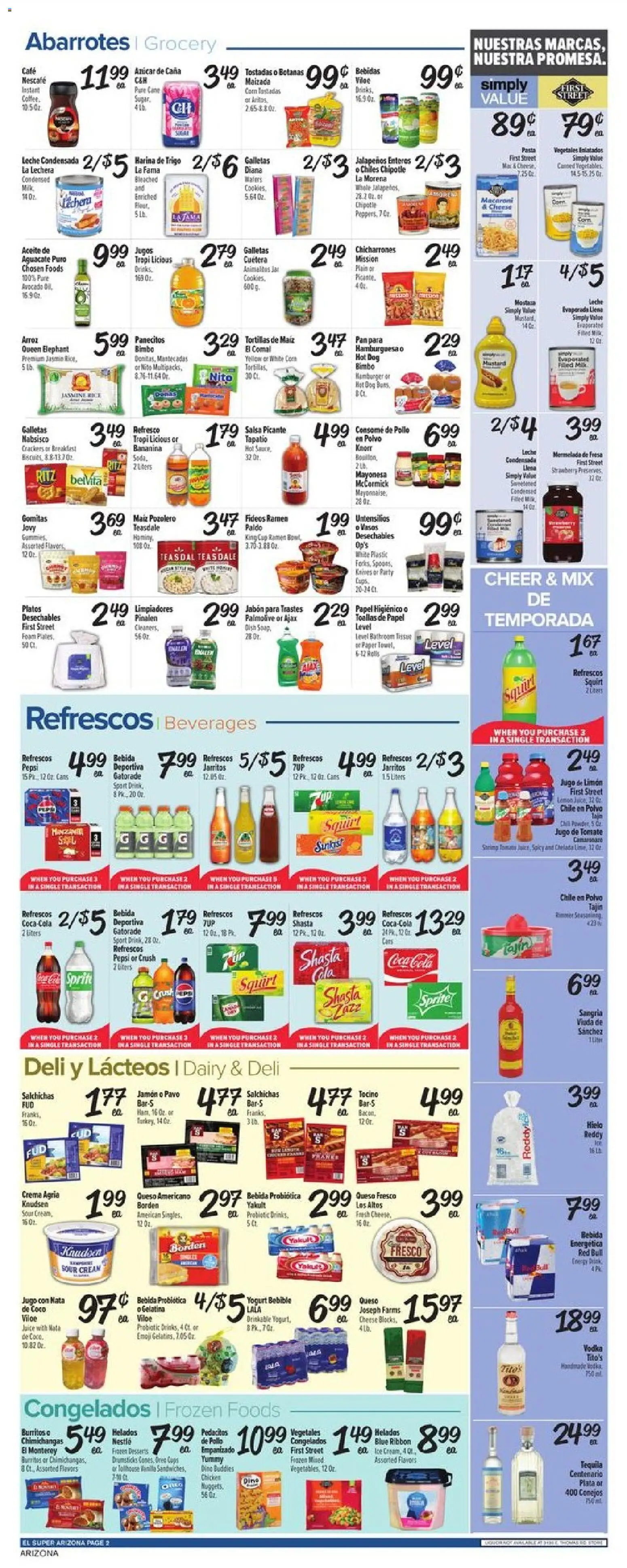 El Super Weekly Ad - AK - valid from 26.11.2025 | Page: 2 | Products: Yogurt, Juice, Sour cream, Fan