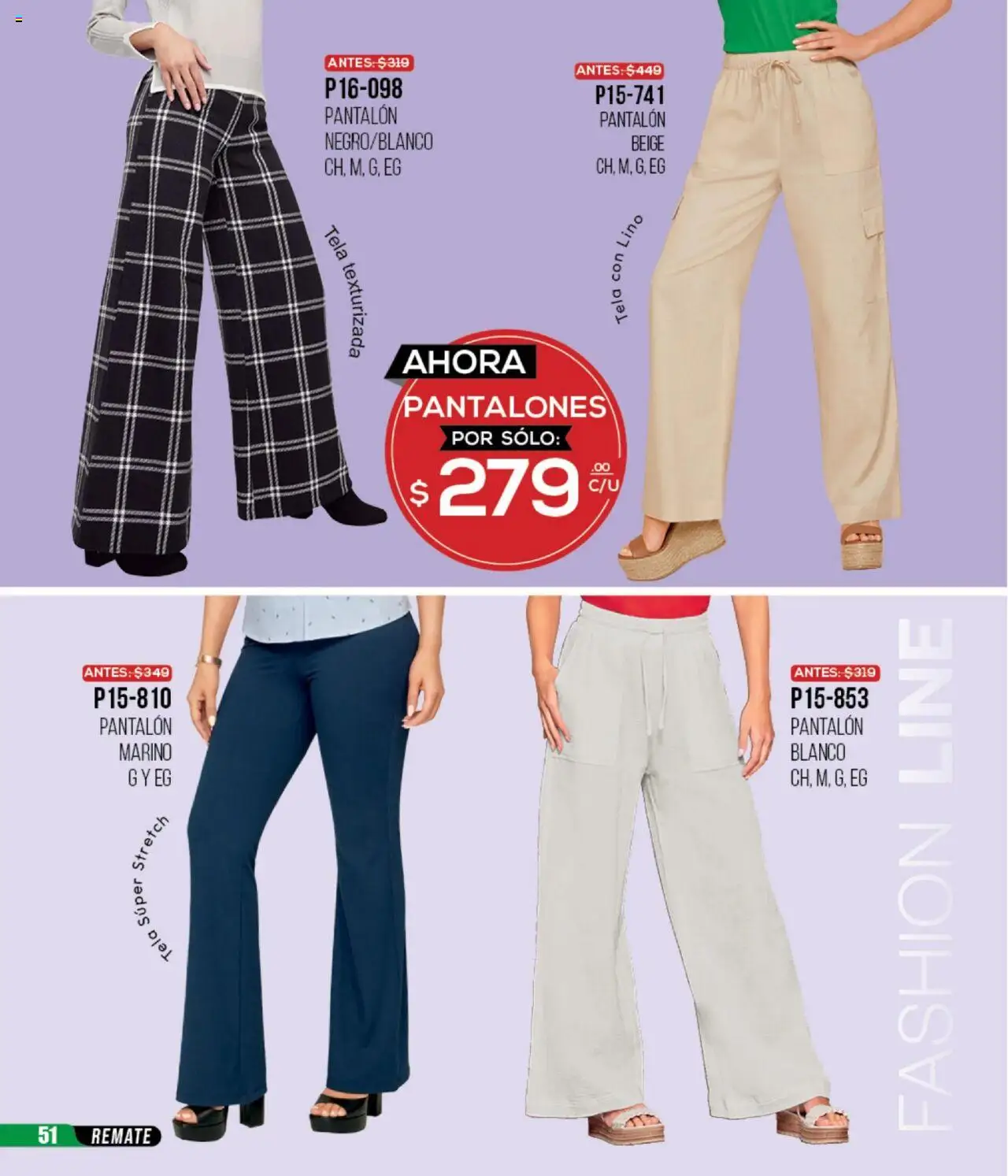 Nuevas ofertas de Cklass válidas en toda la República Mexicana desde el 13.08.2025. ¡Encuentra las mejores ofertas en Cklass - Catálogo Remate Total Ropa! | Página: 52 | Productos: Pantalones