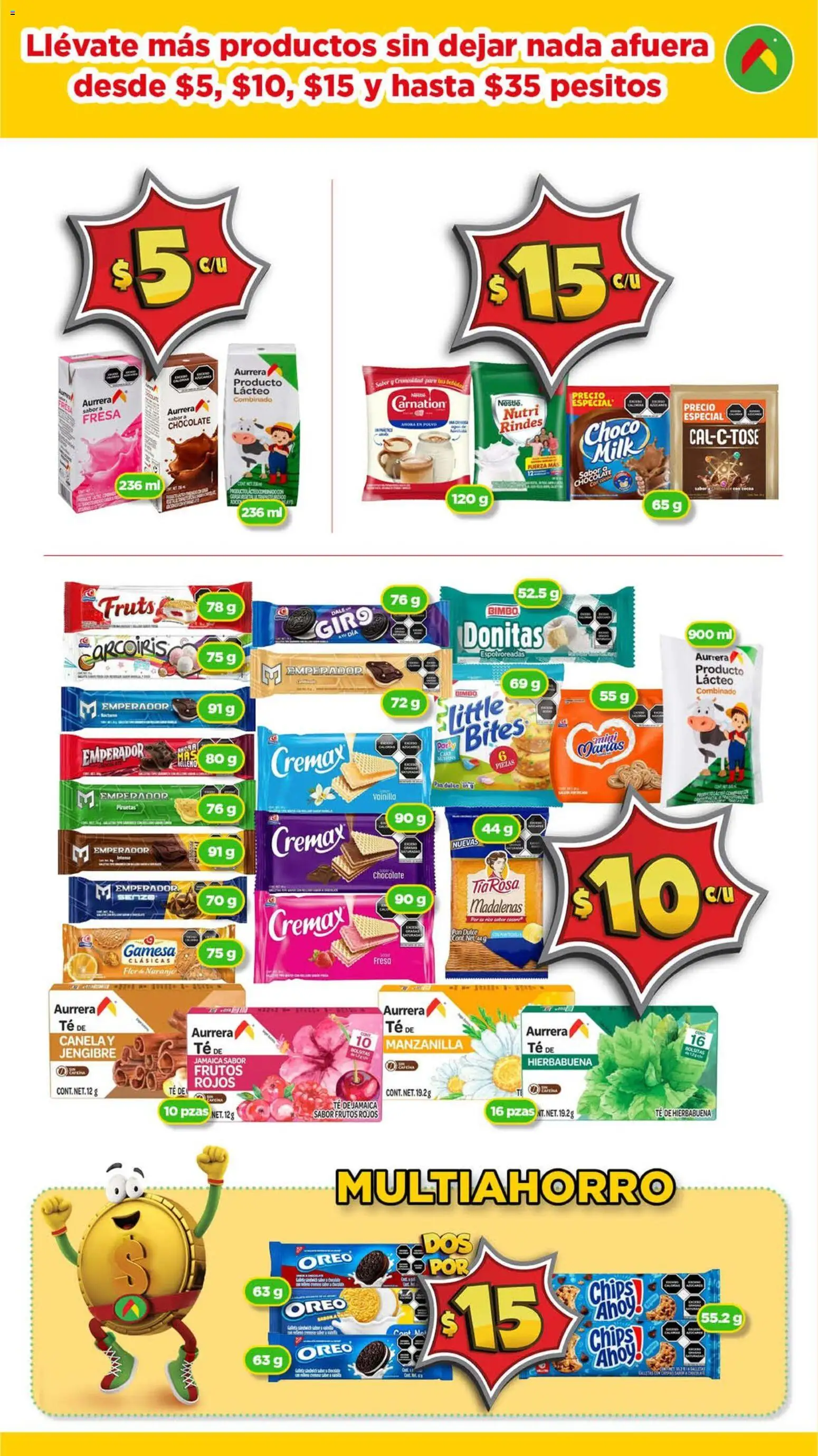 Nuevas ofertas de Bodega Aurrerá válidas en toda la República Mexicana desde el 11.02.2026. ¡Encuentra las mejores ofertas en Bodega Aurrerá folleto! | Página: 2 | Productos: Crema, Pan, Chocolate, Té