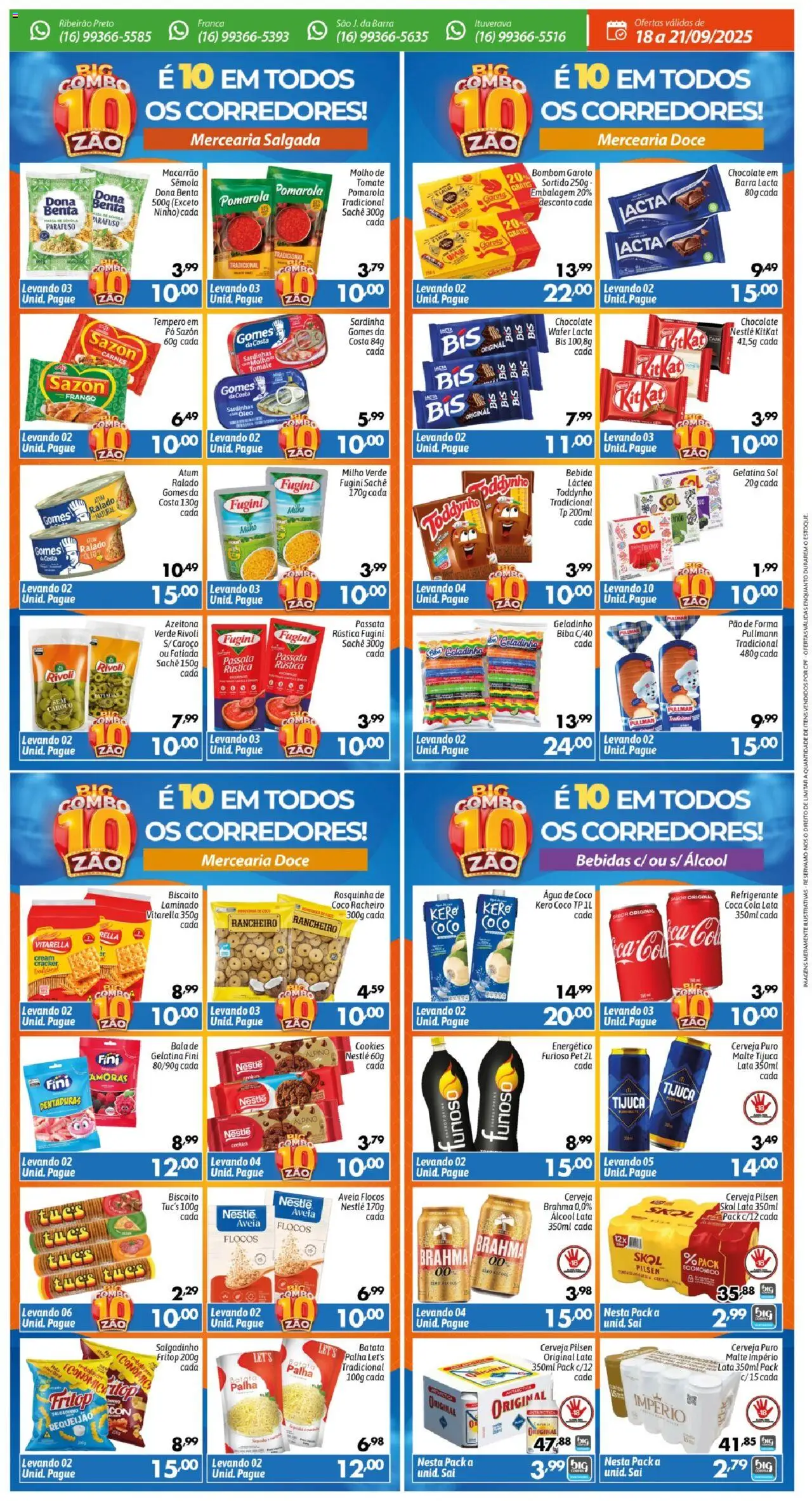 Big Compra Folheto - válido de 18.09.2025 | Página: 2 | Produtos: Milho verde, Pão, Rosquinha, Cookies