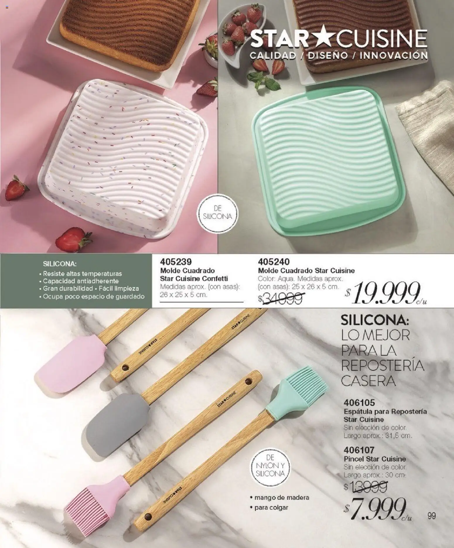 Violetta catálogo │ válido desde el 01.01.2026 | Página: 99 | Productos: Molde, Pincel, Espatula, Mango