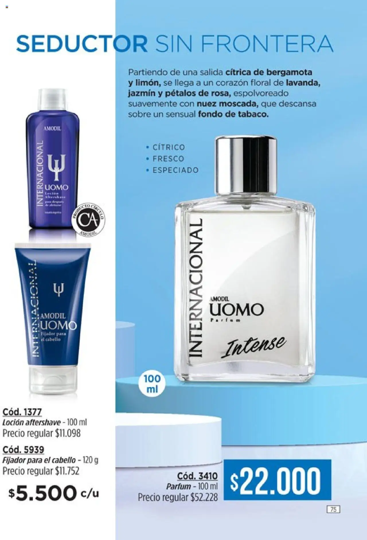Catálogo Amodil Campaña 16 │ válido desde el 01.10.2025 | Página: 75 | Productos: Sobre, Fijador, Loción, Nuez