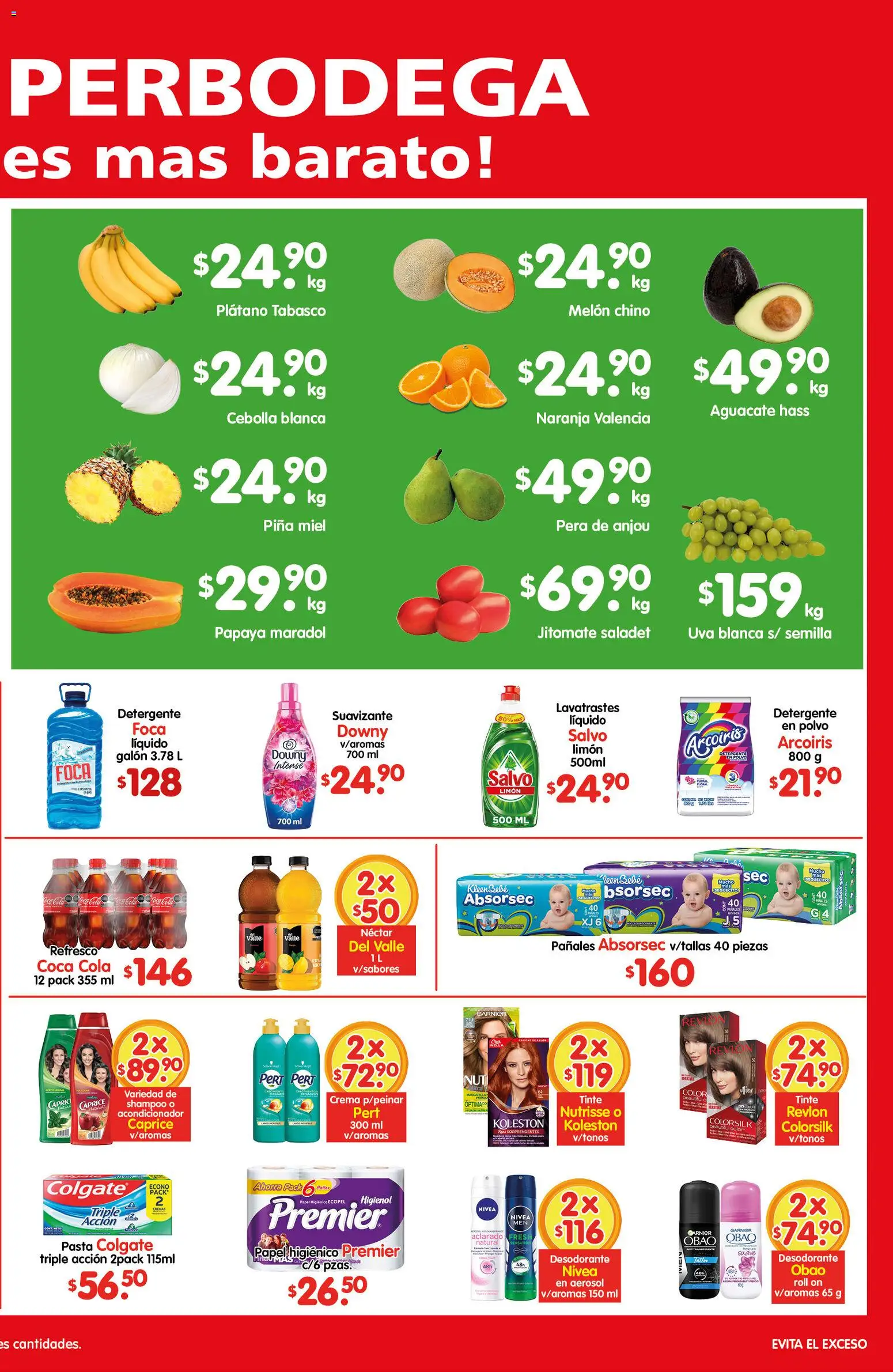 Nuevas ofertas de Arteli válidas en toda la República Mexicana desde el 13.04.2026. ¡Encuentra las mejores ofertas en Arteli folleto Aká Super Bodega! | Página: 2 | Productos: Plátano, Detergente, Papel higiénico, Polvo